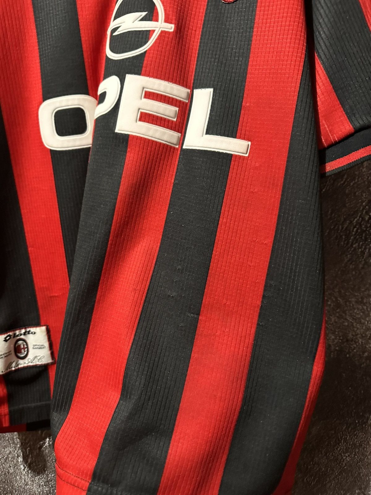 Lotto Sport Ac Milan 1997/98 home jersey Size US S / EU 44-46 / 1 - 7 Thumbnail