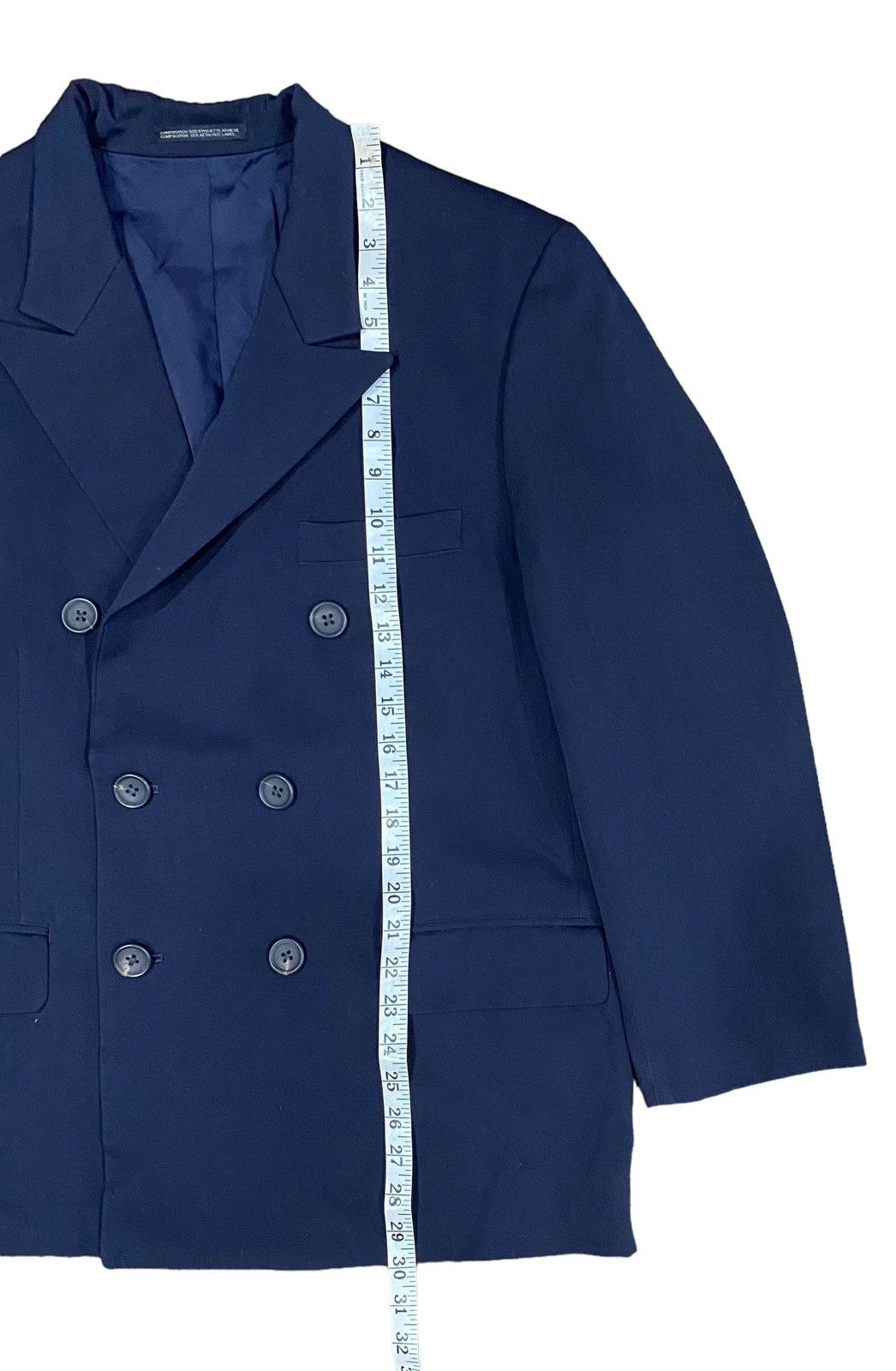 Yohji Yamamoto Vtg🔥iconic YOHJI YAMAMOTO Pour Homme Pocket Blazer Jacket Size 38S - 17 Thumbnail
