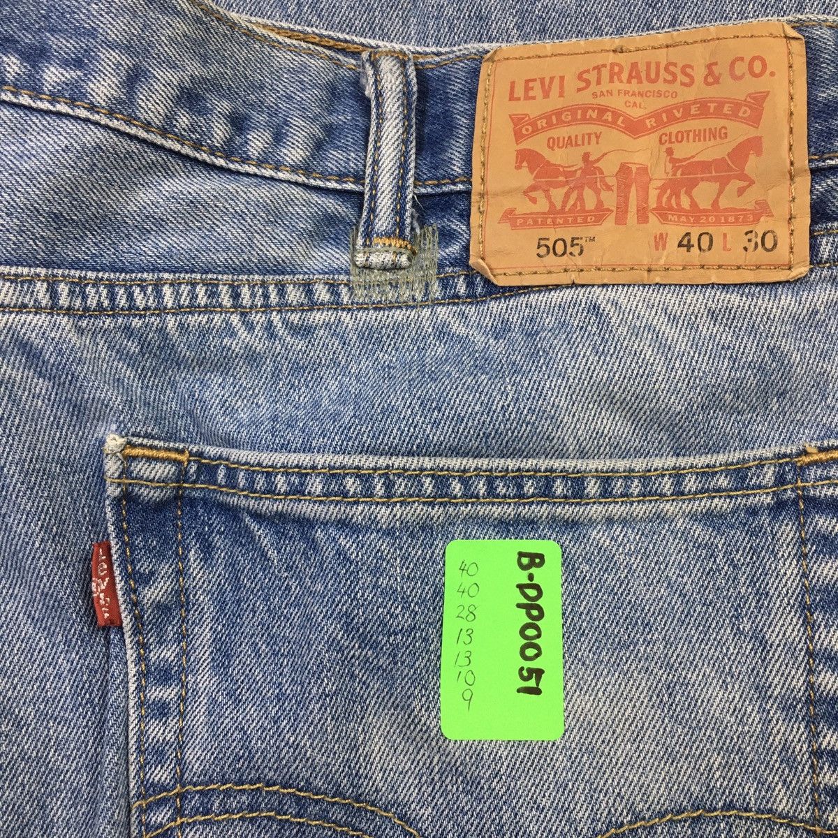 Levi's × Levi's Vintage Clothing × Vintage 🔥ACCEPT OFFER🔥 Levis 505 Loose Light Blue Jeans Size US 40 / EU 56 - 11 Thumbnail