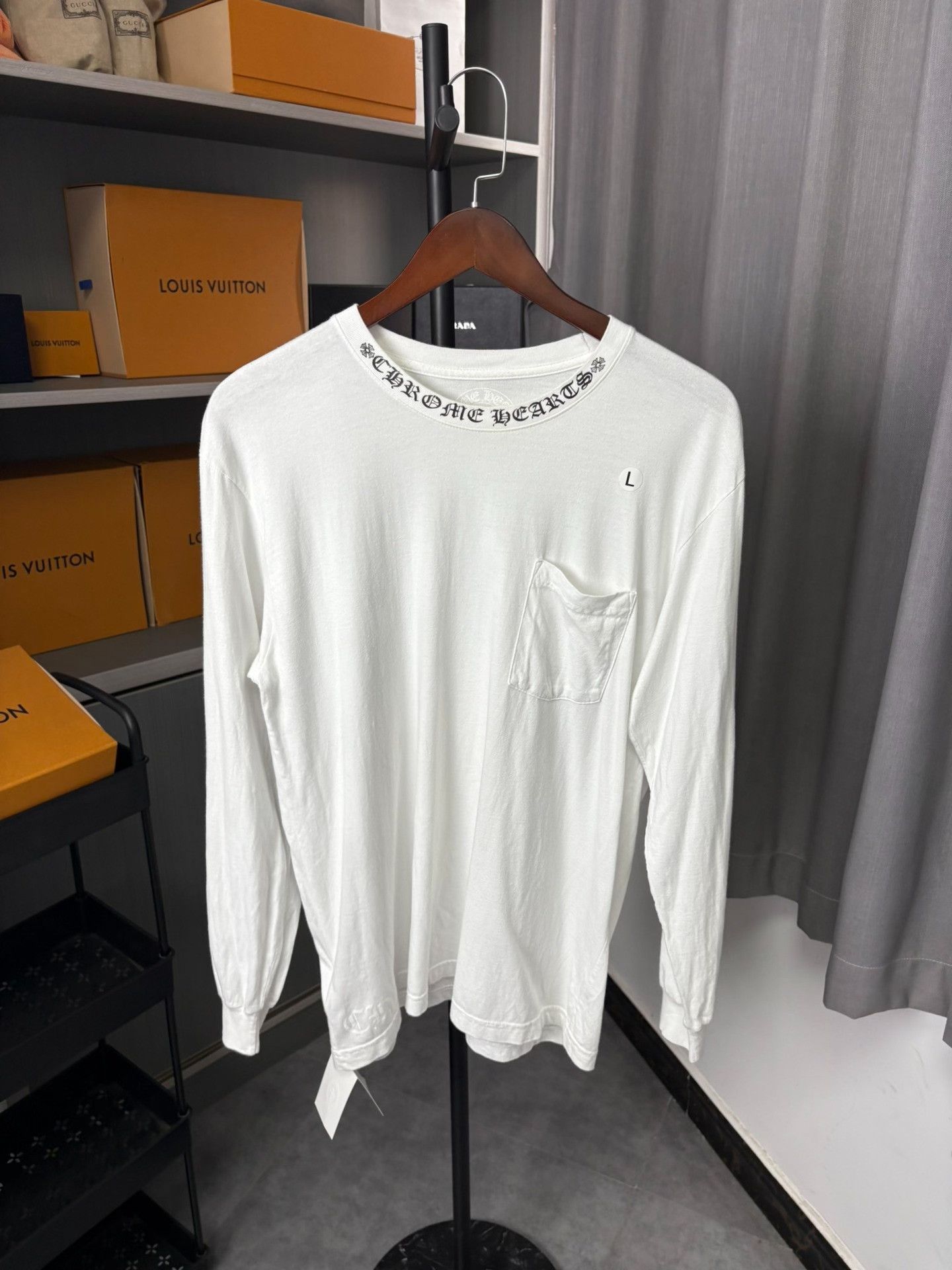 Chrome Hearts Chrome Hearts White T-Shirt L Men Size US L / EU 52-54 / 3 - 1 Thumbnail