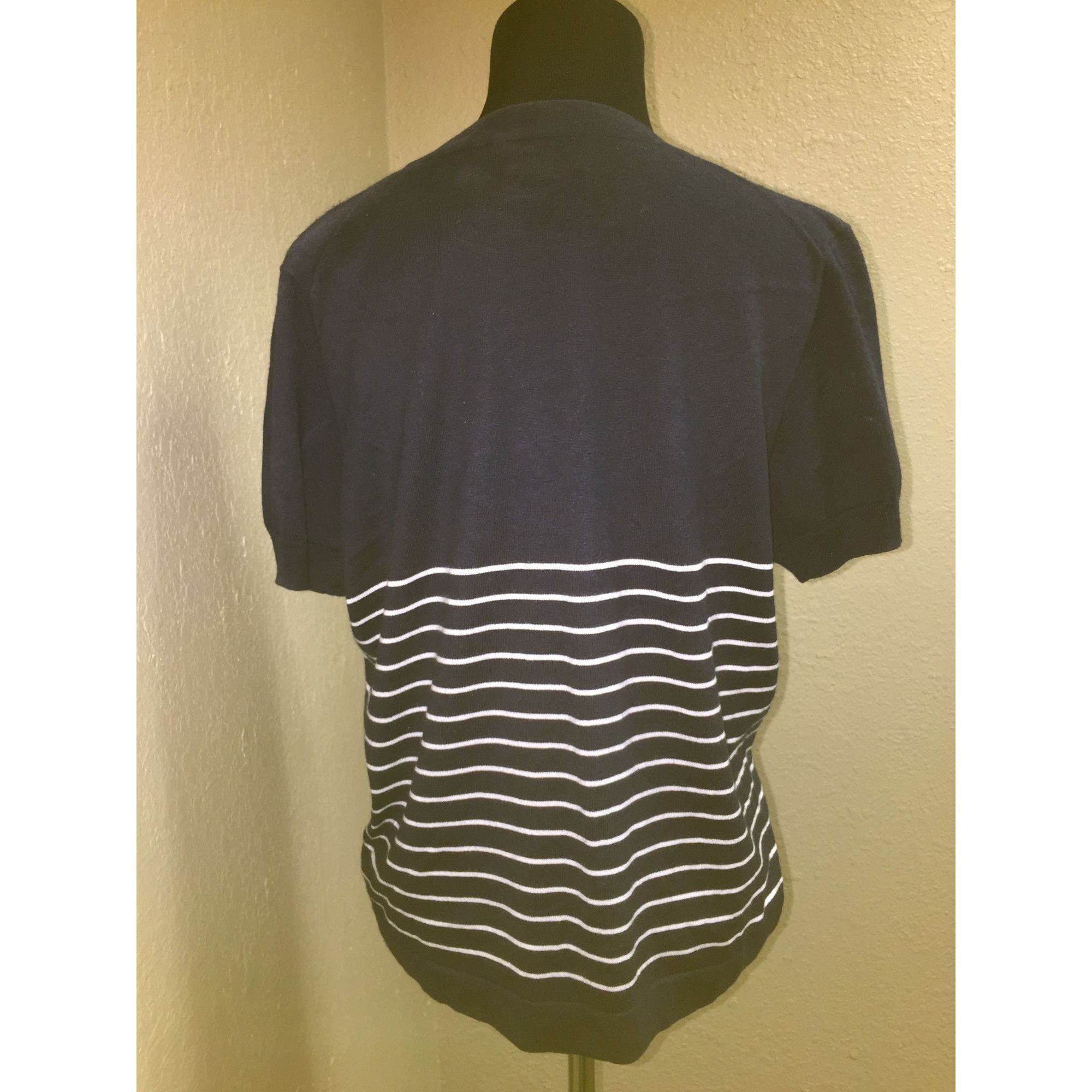 Other Womens Pure Collection Size 8/10 Navy Blue/White Striped But Size M / US 6-8 / IT 42-44 - 3 Thumbnail