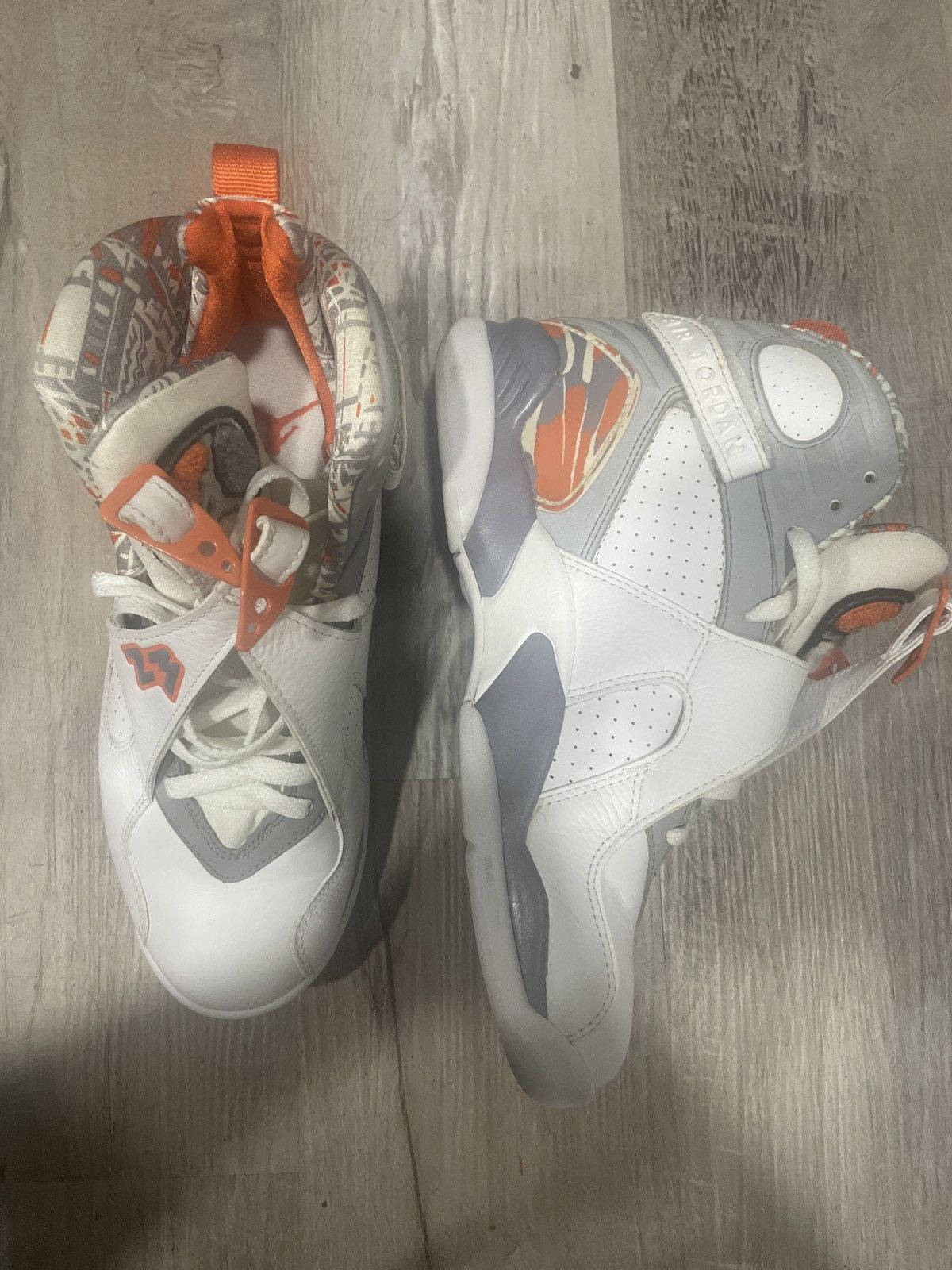 JORDAN (ORANGE WHITE 8s)
