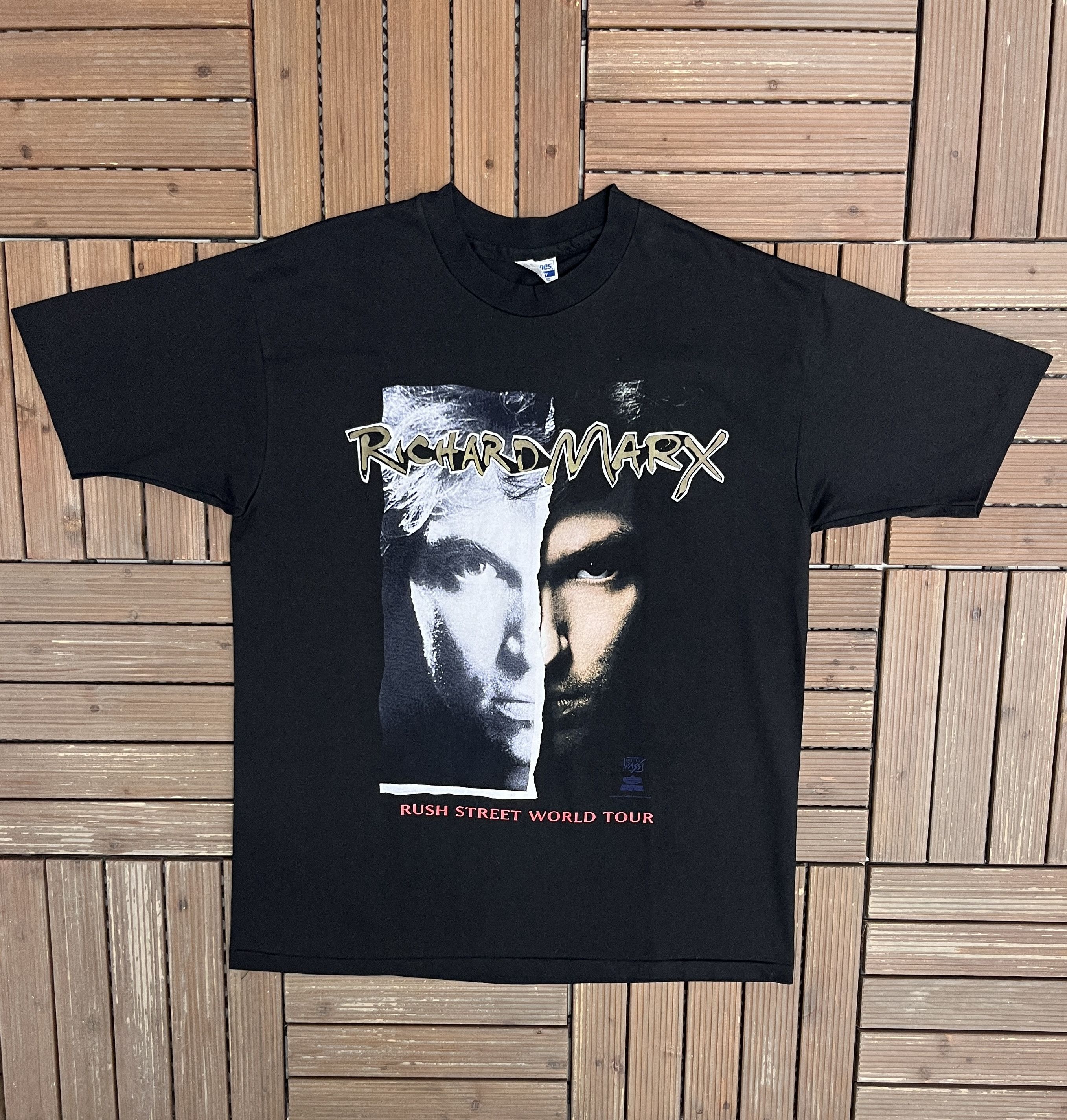 Vintage Richard Marx Rush Street World Tour Vintage T-Shirt Tee Size US XL / EU 56 / 4 - 1 Thumbnail