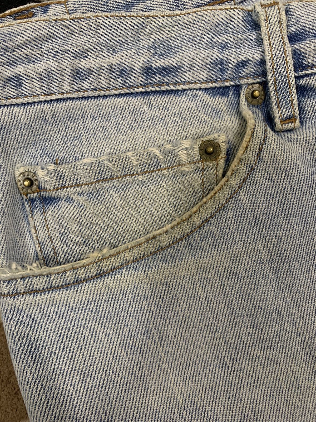 Eddie Bauer Vintage Y2K Eddie Bauer Pre Washed Baggy Loose Ripped Jeans Size US 34 / EU 50 - 5 Thumbnail