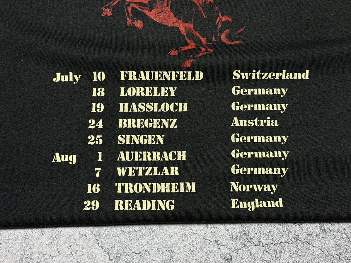 Band Tees Vintage 80s Magnum Holy Rider Tour Rock T-Shirt Size US M / EU 48-50 / 2 - 15 Thumbnail