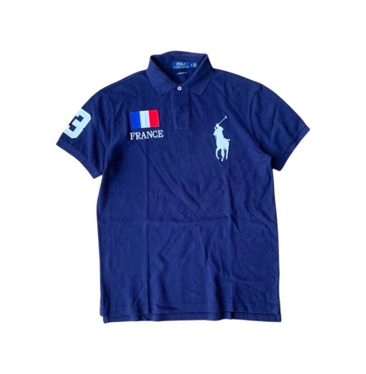 Polo Ralph Lauren × Rugby Ralph Lauren × Vintage Polo Ralph Lauren France Big Logo Polos Size US M / EU 48-50 / 2 - 1 Thumbnail