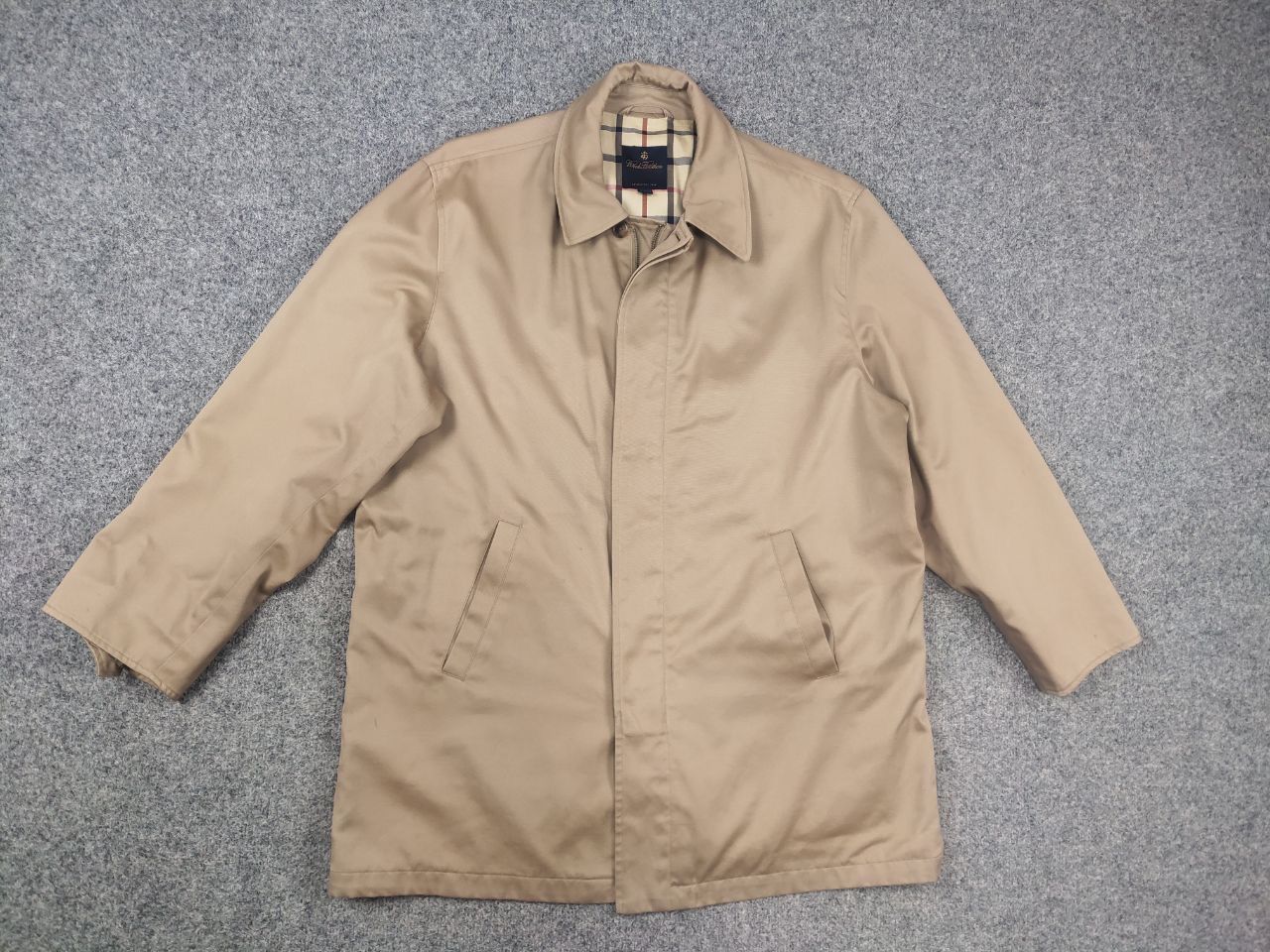 Brooks Brooks Brothers Trench raincoat breasted Jacket Vintage Size US L / EU 52-54 / 3 - 7 Thumbnail