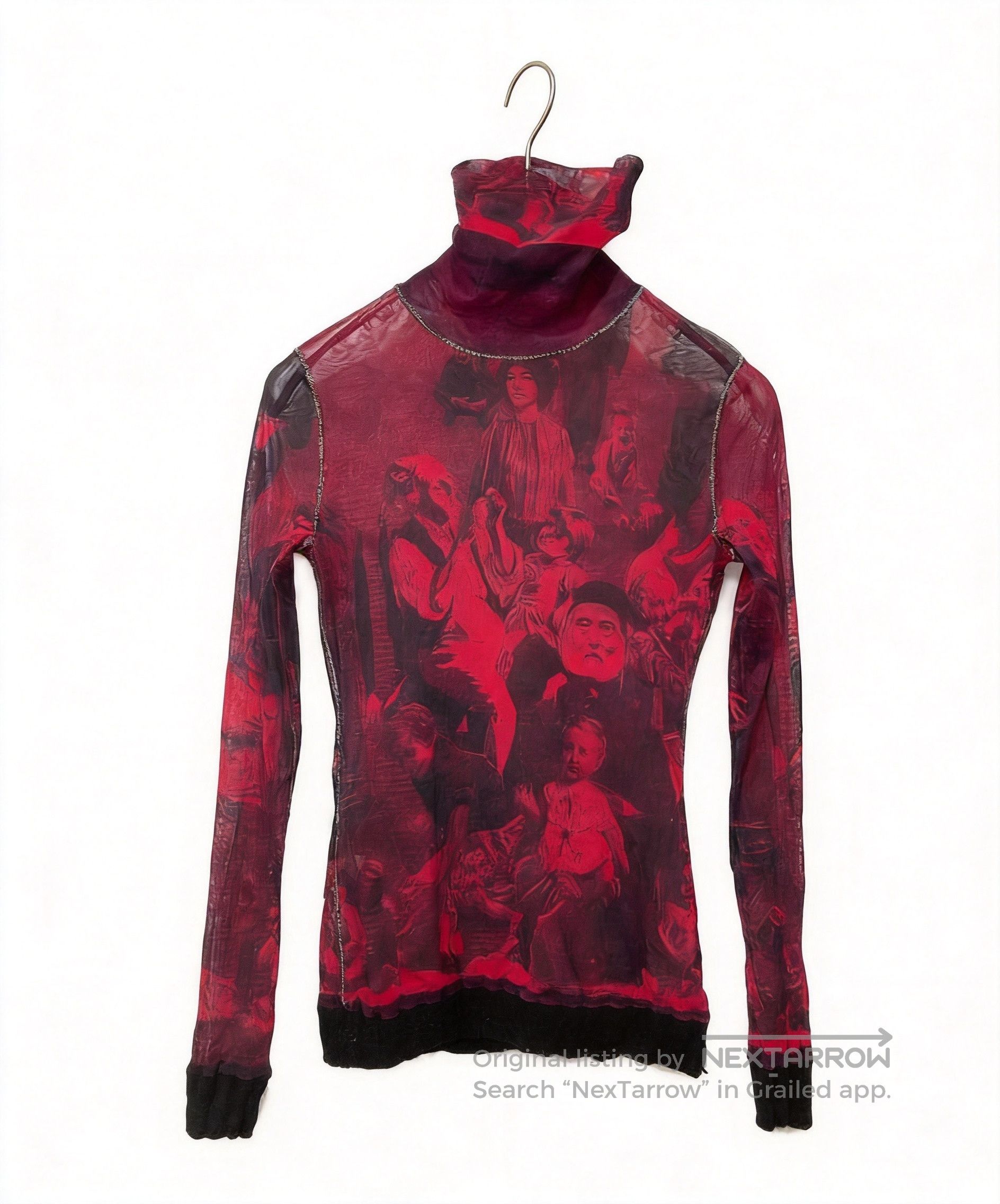 Hermes × Jean Paul Gaultier Hermes By Gaultier Leather Turtle Neck