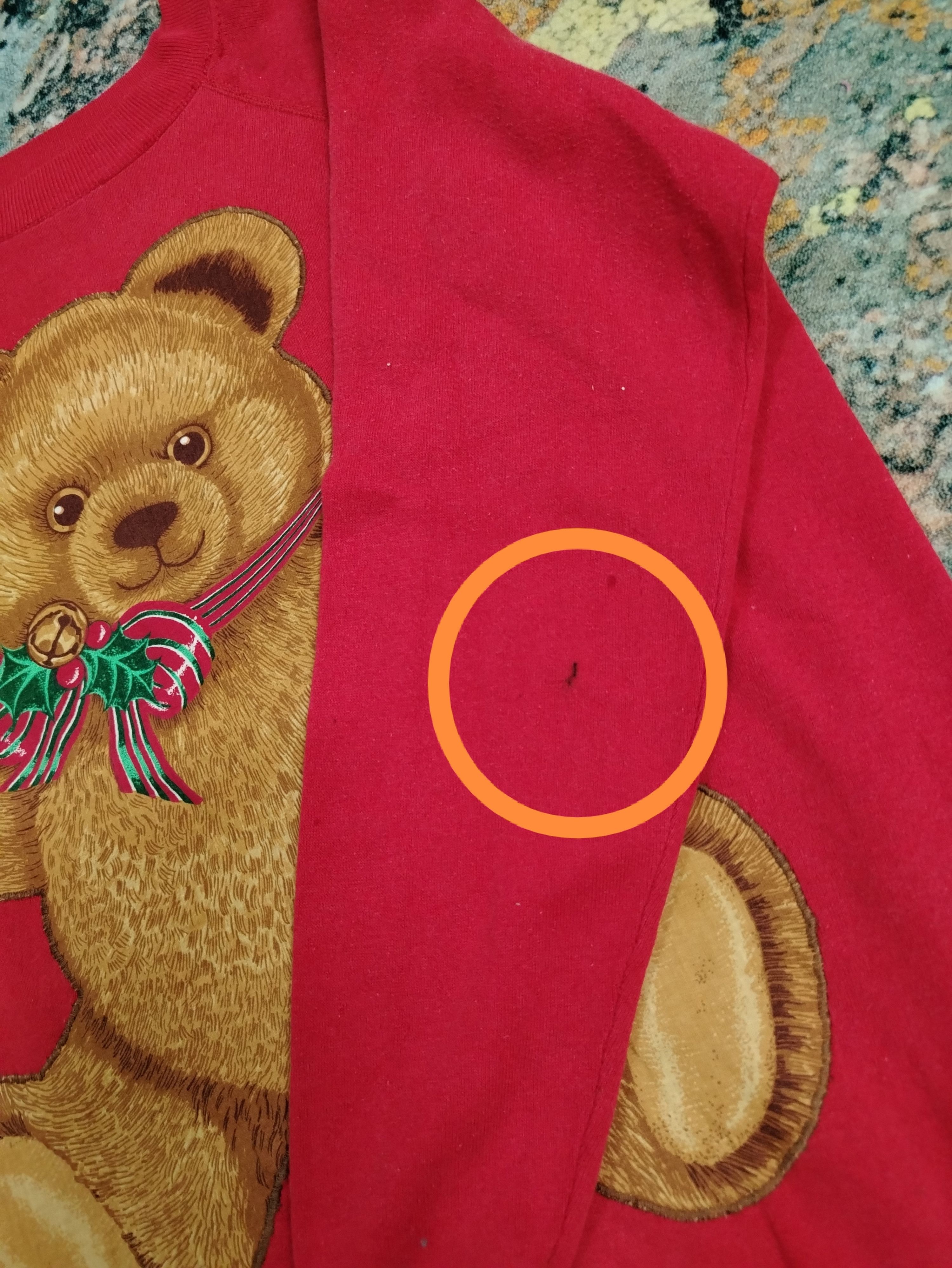 Vintage Vintage 80/90s mirror teddy bear sweatshirt tshirt Size XL / US 12-14 / IT 48-50 - 5 Thumbnail