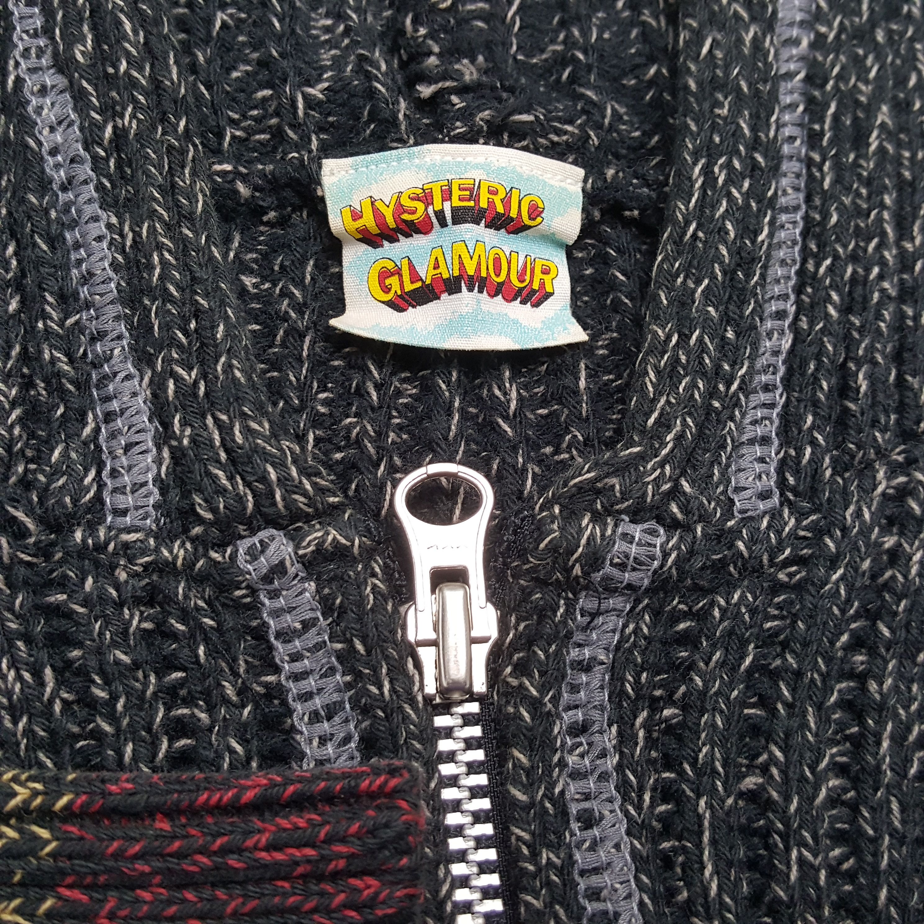 Hysteric Glamour × Japanese Brand × Vintage HYSTERIC GLAMOUR Streetwear Custom Art Zipper Hoodies Size XXS / US 00 / IT 34 - 9 Thumbnail