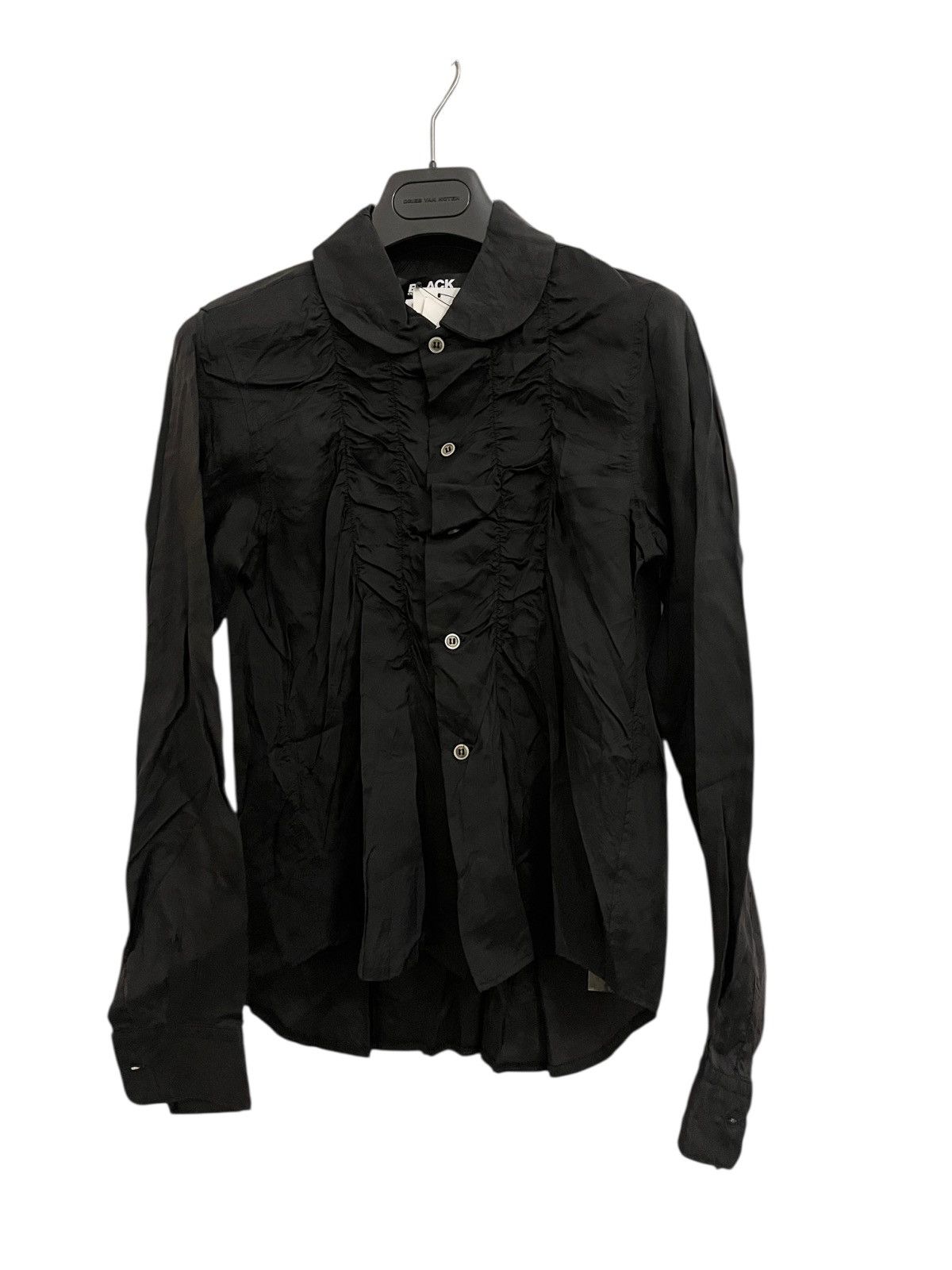 Comme des Garcons Comme des garçons Black gathered shirt Size XS / US 0-2 / IT 36-38 - 1 Thumbnail