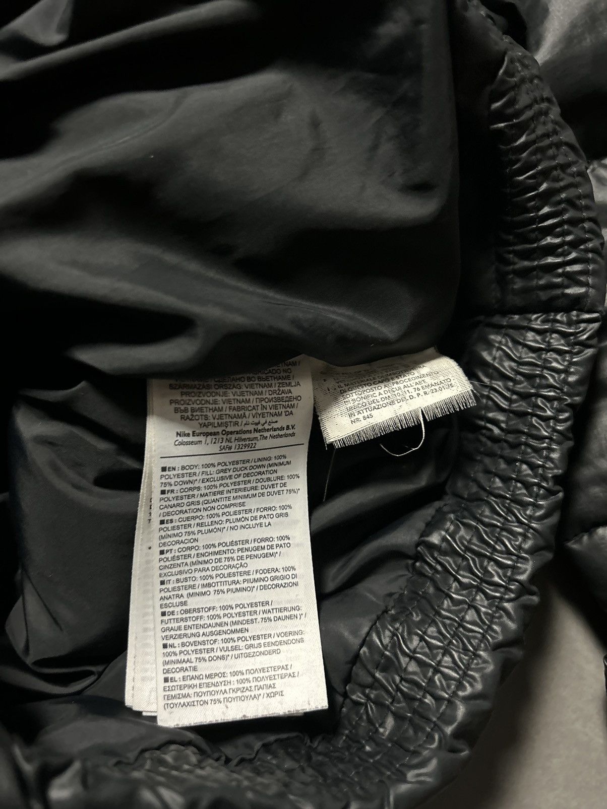 Nike × Vintage Nike black puffer jacket vintage down small swoosh Y2K Size US S / EU 44-46 / 1 - 5 Thumbnail