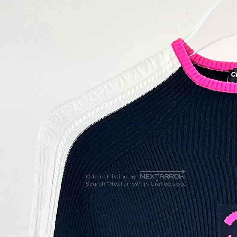 Chanel Chanel 23N colour block half-necked tight knitted long sle Size XS / US 0-2 / IT 36-38 - 3 Thumbnail
