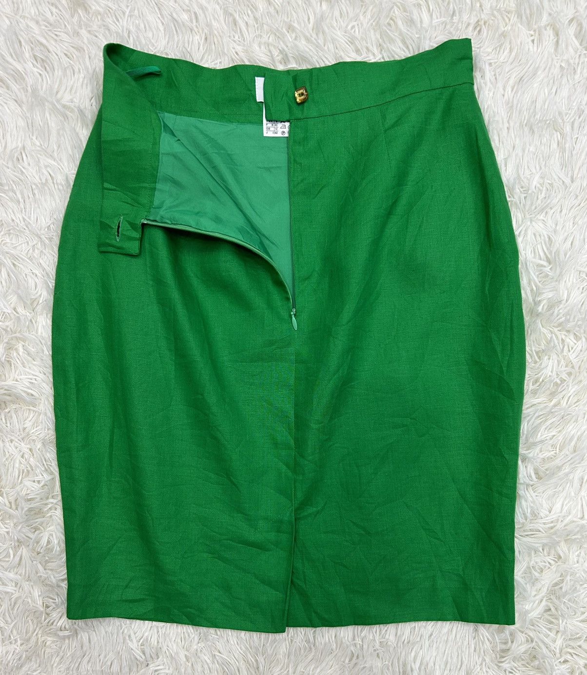 Sportmax Sportmax Flax Linen Mini Skirts Size 26" / US 2 / IT 38 - 2 Thumbnail