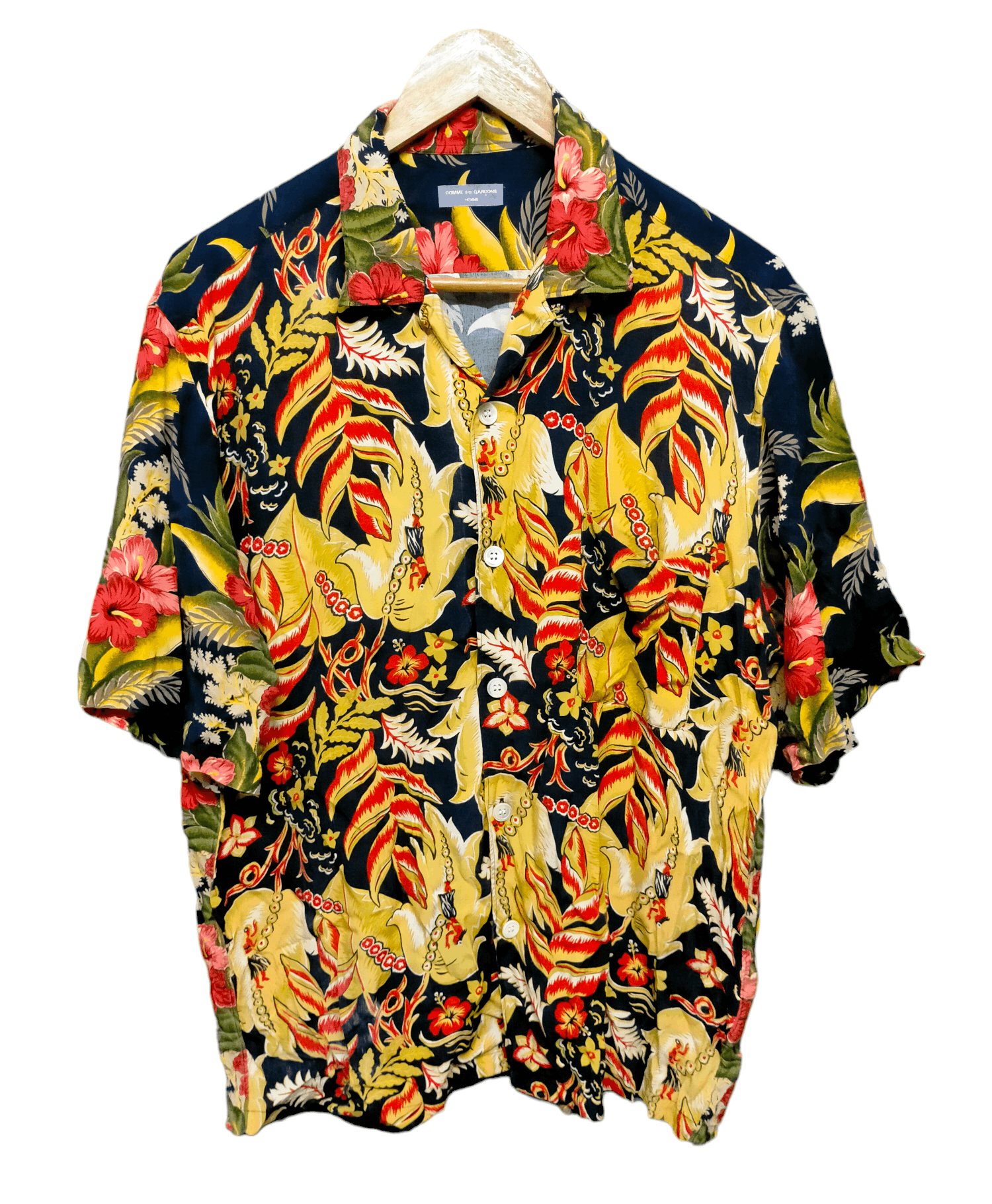 Comme des Garcons Comme des Garcons Hawaiian 100 Rayon Buton ups Size US L / EU 52-54 / 3 - 1 Thumbnail
