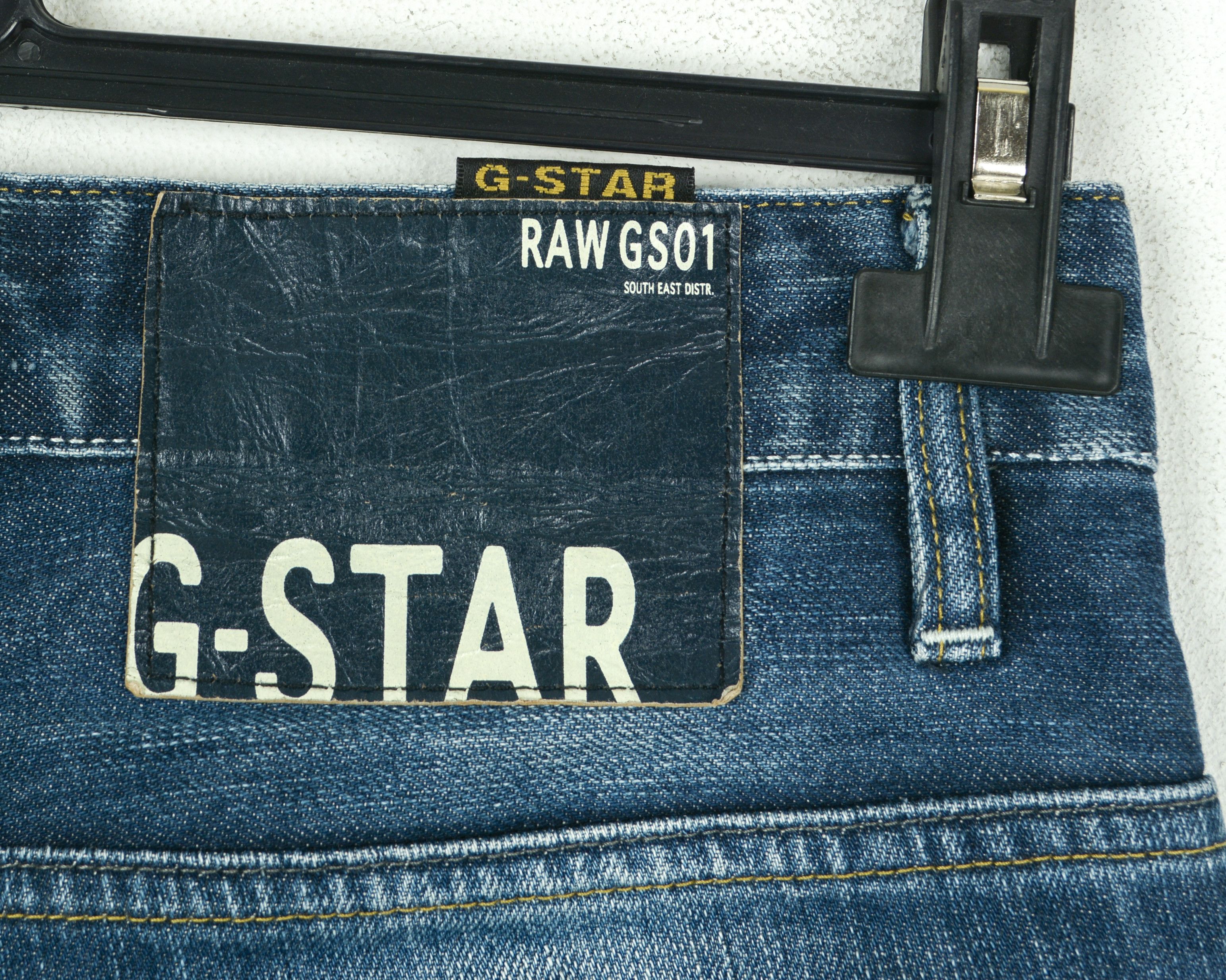 G-Star GS01 Yield Slim W29 L32 Straight Jeans Denim Pants Trousers Size US 29 - 6 Thumbnail