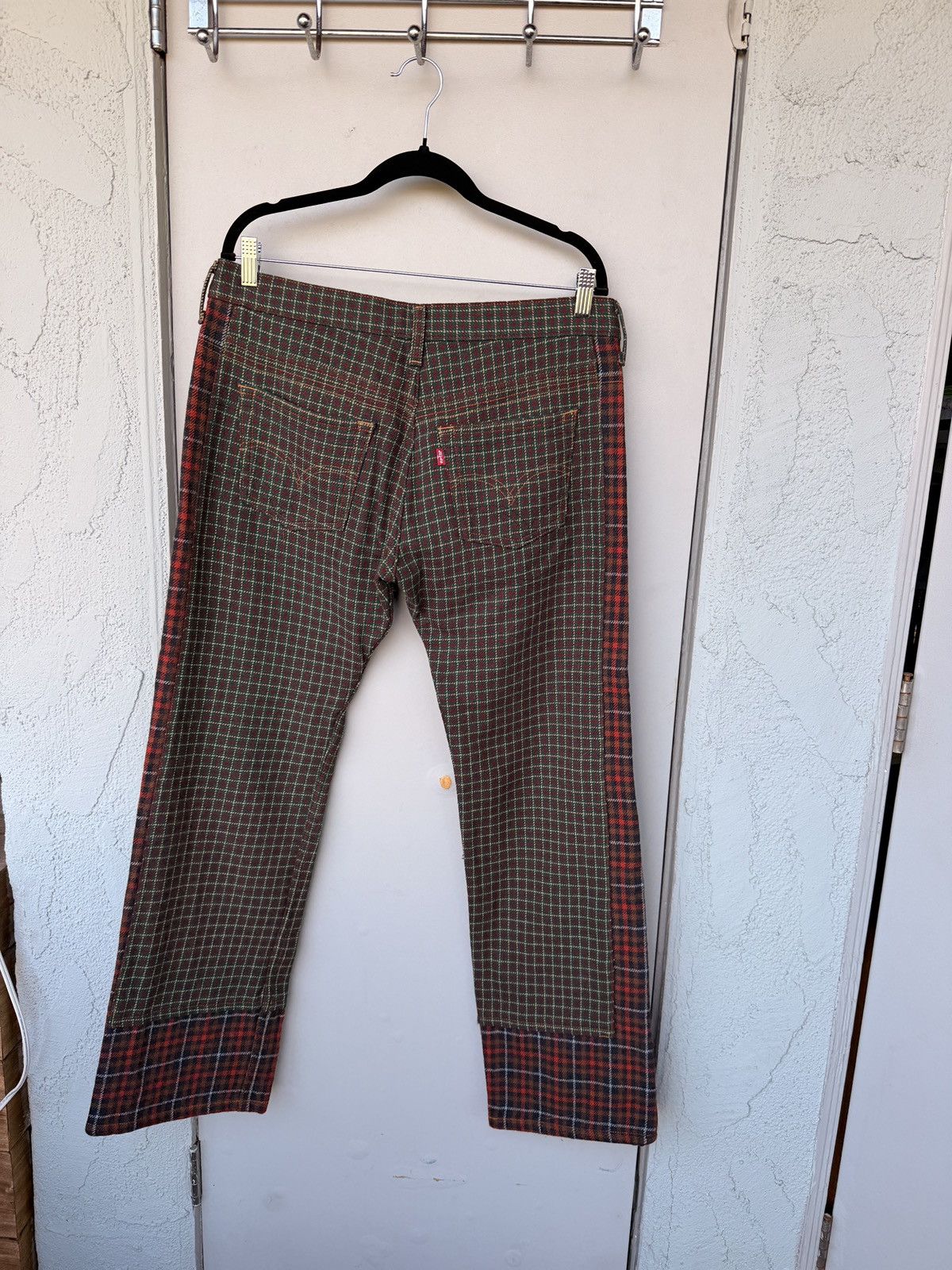 Junya Watanabe × Levi's Junya Watanabe MAN x Levi's Plaid Patchwork Pants Size US 34 / EU 50 - 5 Thumbnail