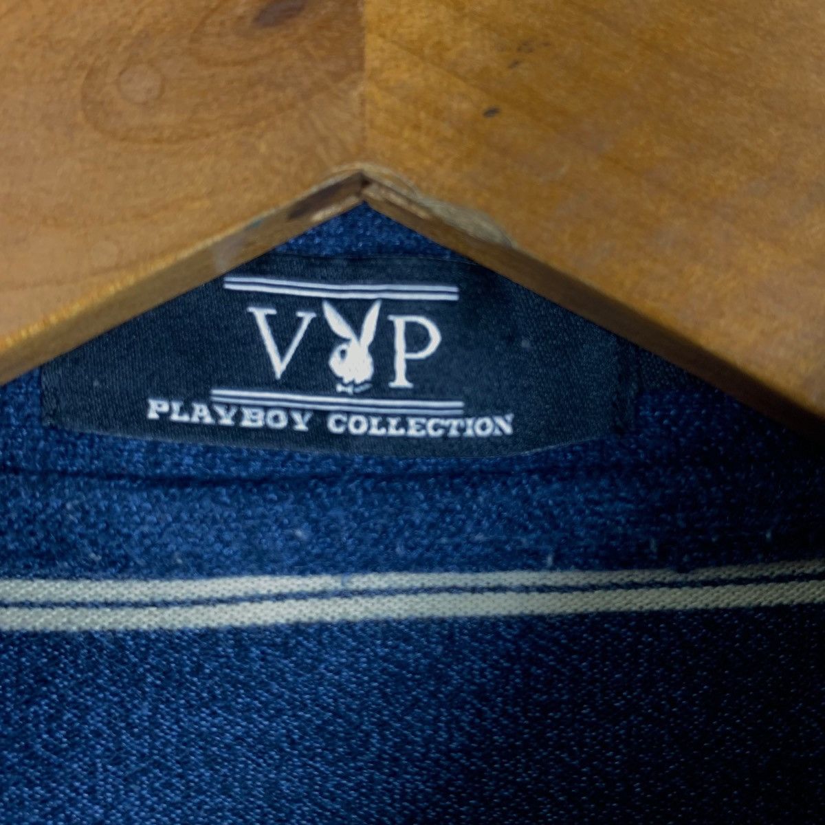 Playboy Vintage PLAYBOY VIP COLLECTION Striped Polo Tee Shirt Top Size US M / EU 48-50 / 2 - 6 Thumbnail