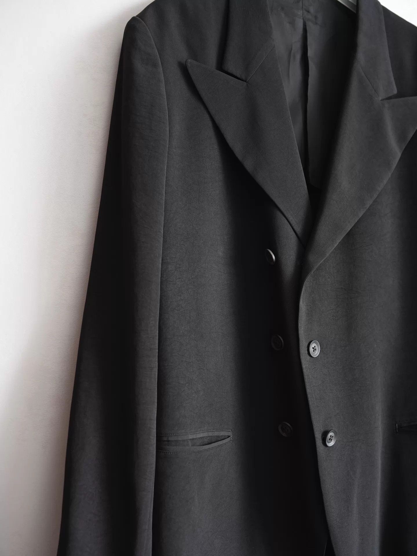 Yohji Yamamoto Yohji Yamamoto 24SS 02SS Replica Triacetate DB Jacket Size 2 Size M / US 6-8 / IT 42-44 - 2 Thumbnail
