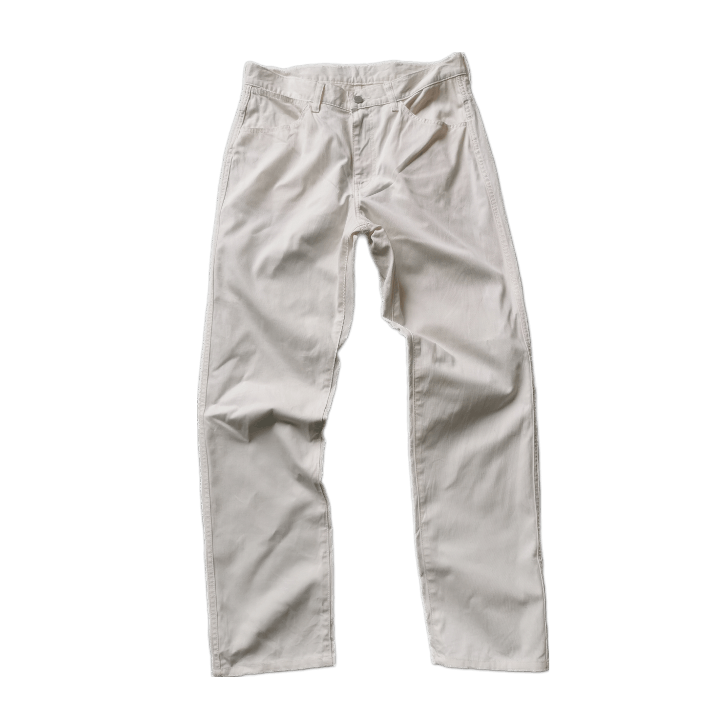 Takeo Kikuchi 🇯🇵🔥🔥 Japanese Brand White Denim Pant Size US 33 - 1 Thumbnail