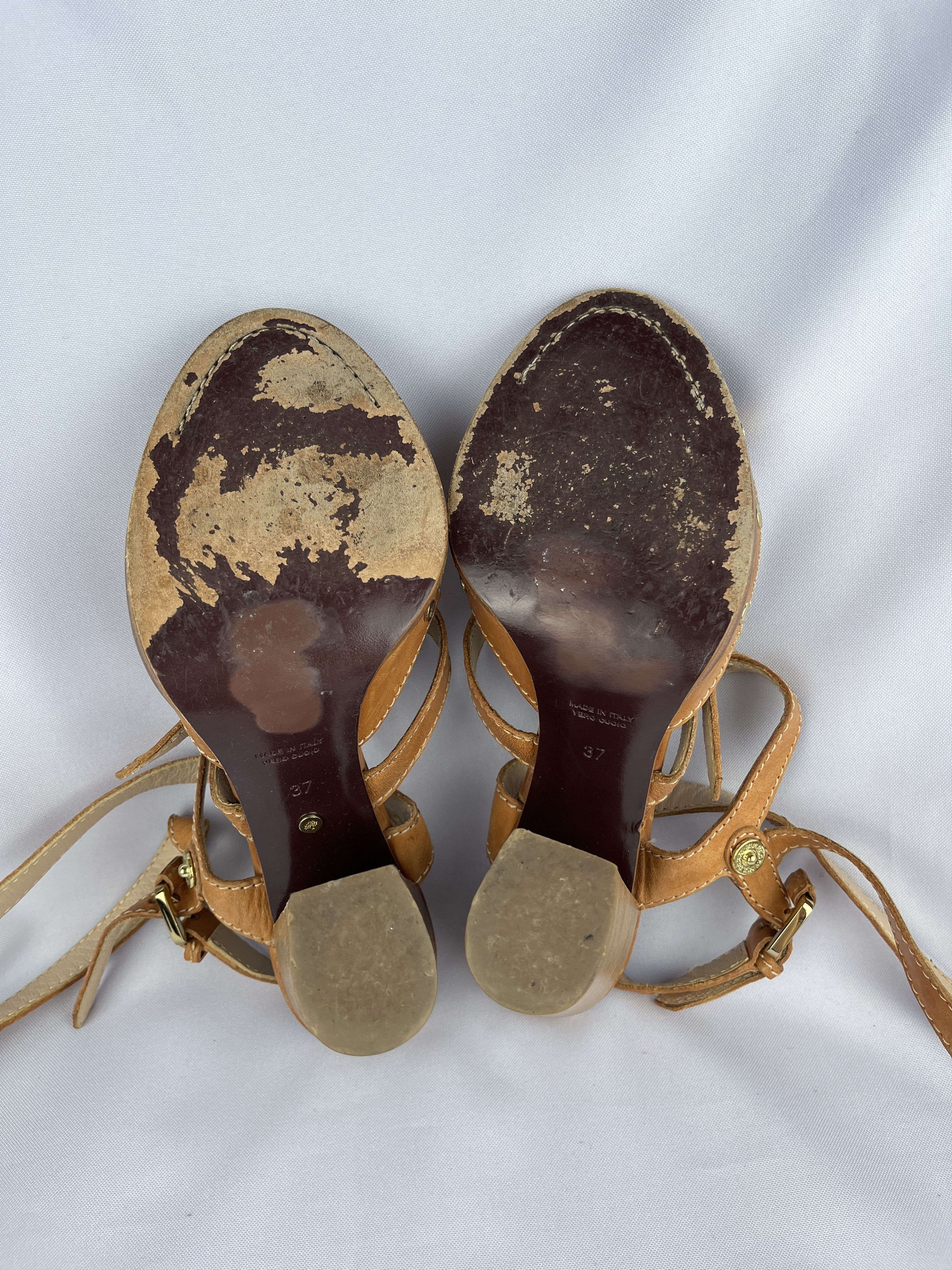 Mulberry Mulberry Strappy Heels Sandals Leather Women's Size US 7 / IT 37 - 13 Thumbnail