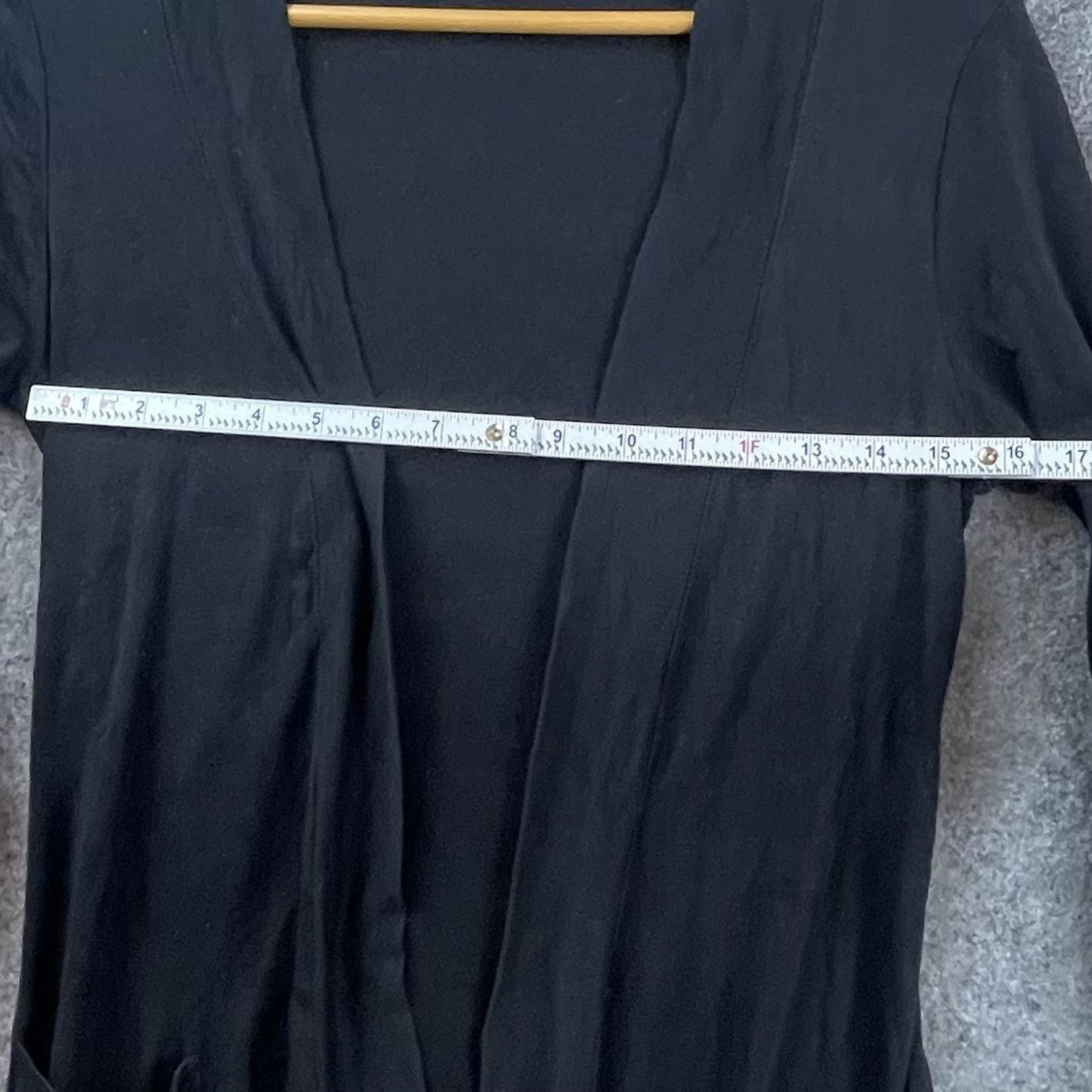 Splendid Splendid Cardigan Sweater Womens Medium Black Knit Roll Tab Size M / US 6-8 / IT 42-44 - 3 Thumbnail