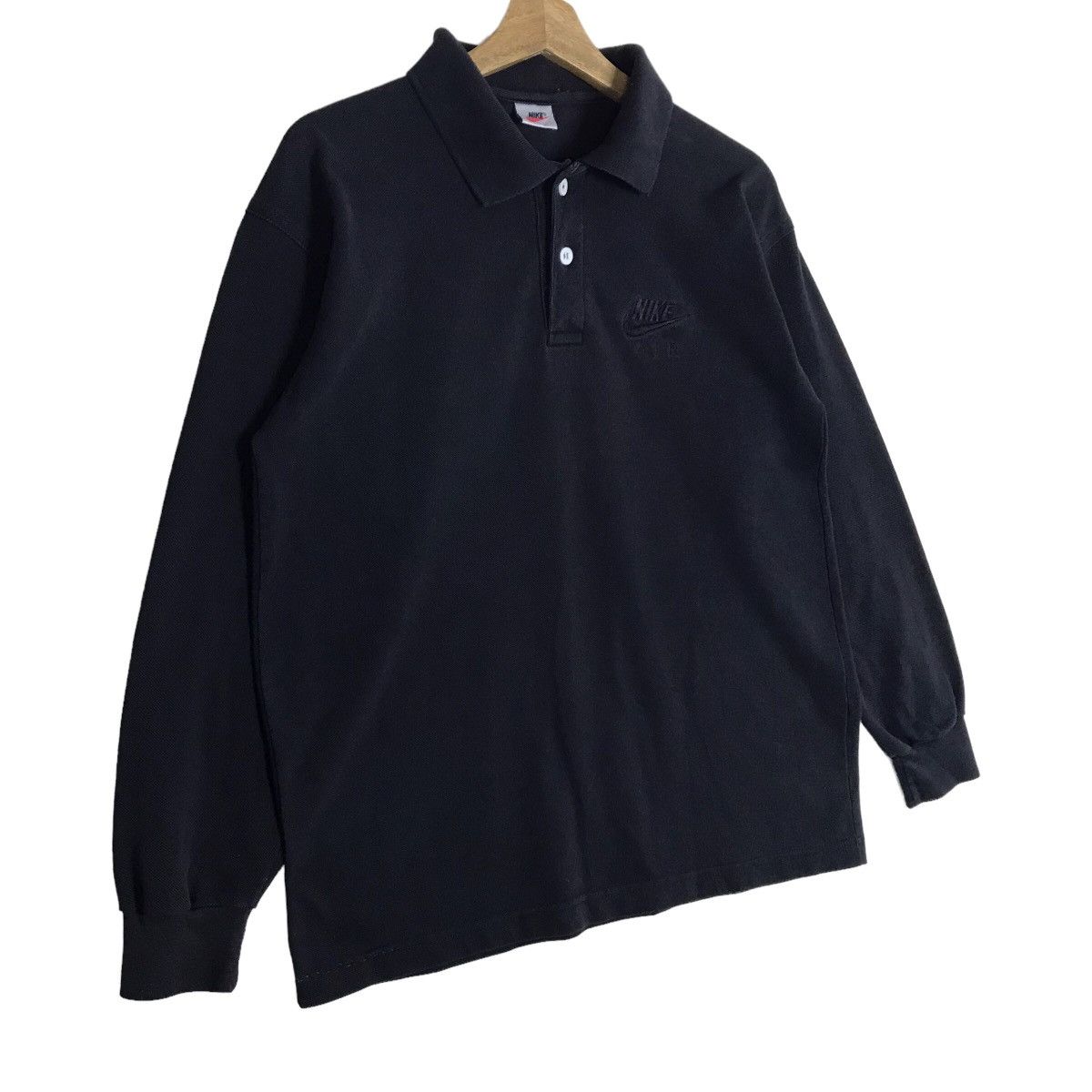 Nike Vintage Nike Polo Long Sleeve Shirt Size US M / EU 48-50 / 2 - 4 Thumbnail