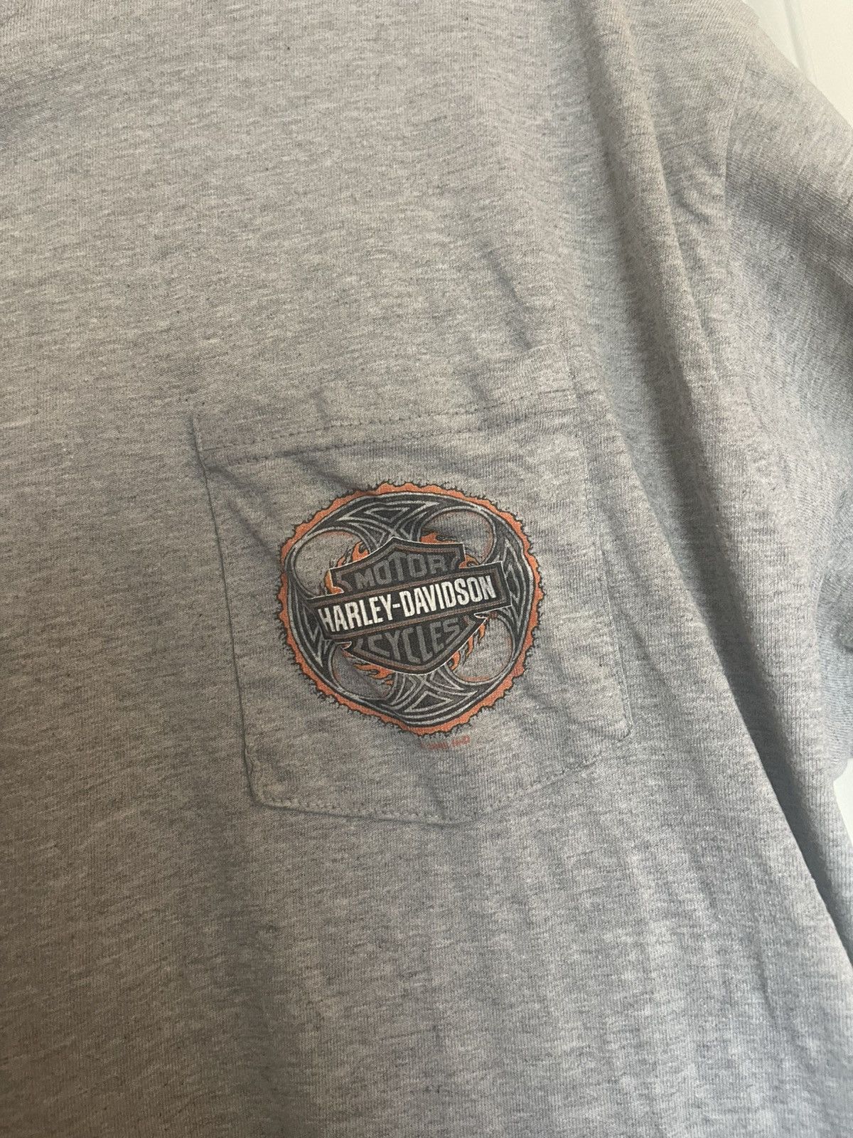 Harley Davidson × Vintage Harley-Davidson Mens T-Shirt Gruene New Braunfels Texas Size US XL / EU 56 / 4 - 4 Thumbnail