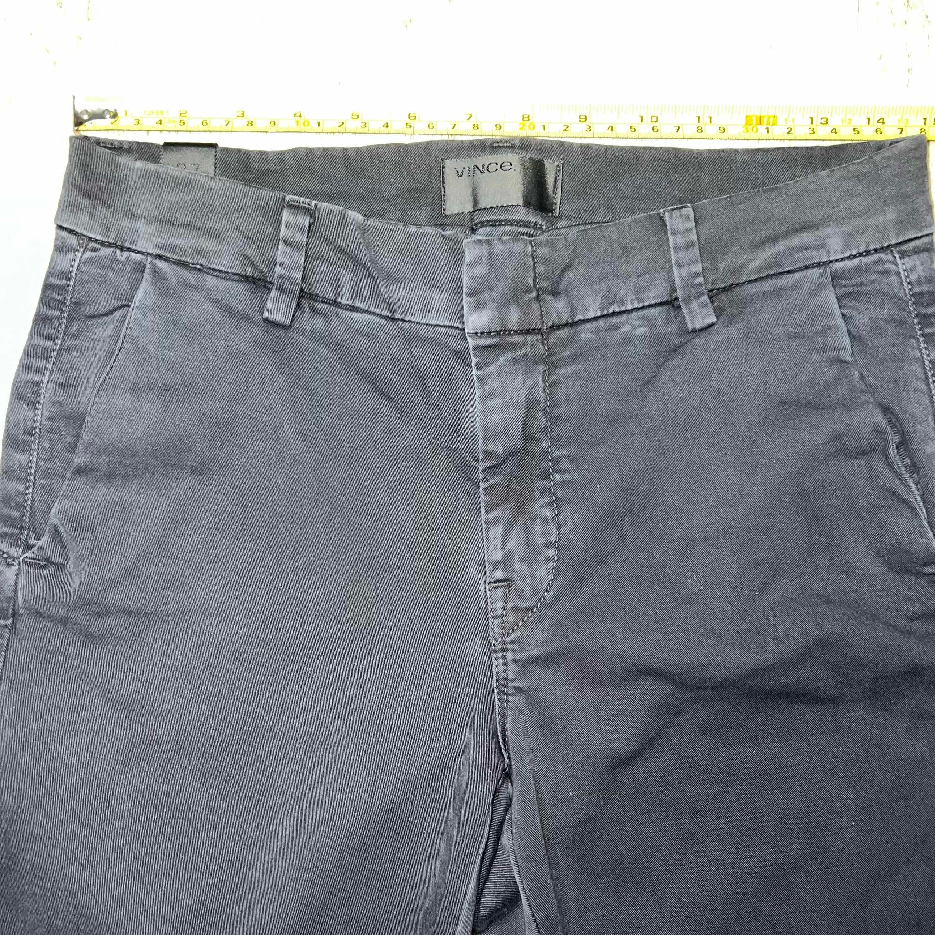 Vince Vince. Straight Leg Faded Black Skinny Pants Grunge Style Je Size 27" / US 4 / IT 40 - 11 Thumbnail