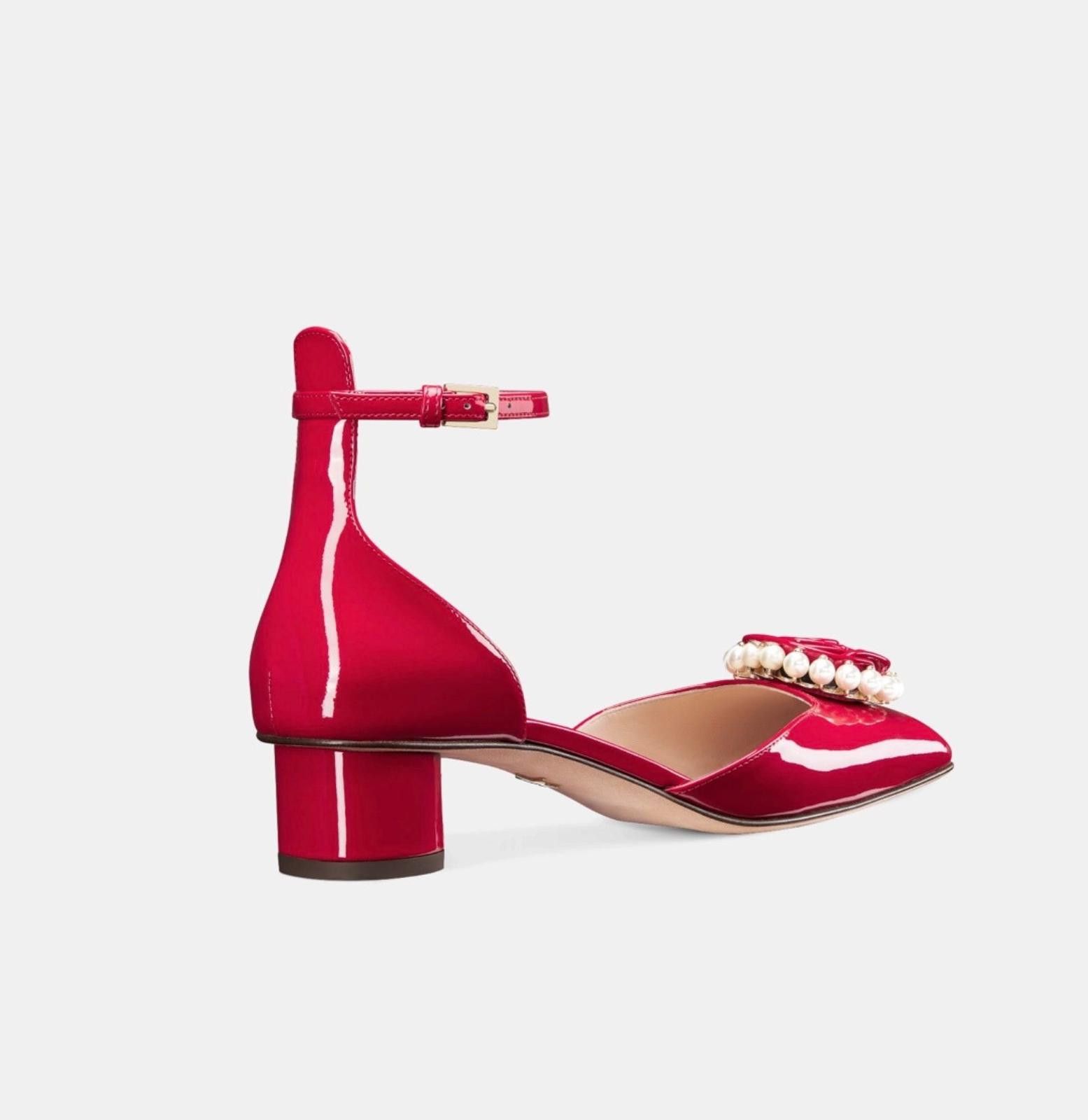 Dior Dior Rose Pearl Pump Size US 5 / IT 35 - 3 Thumbnail