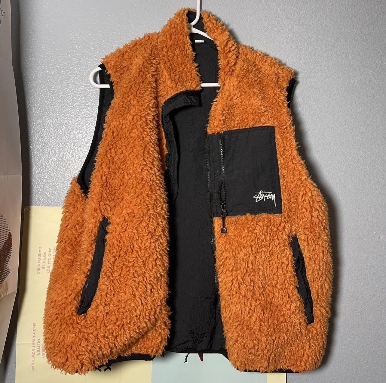 Stussy “Tangerine” Stussy Vest Size US M / EU 48-50 / 2 - 1 Thumbnail