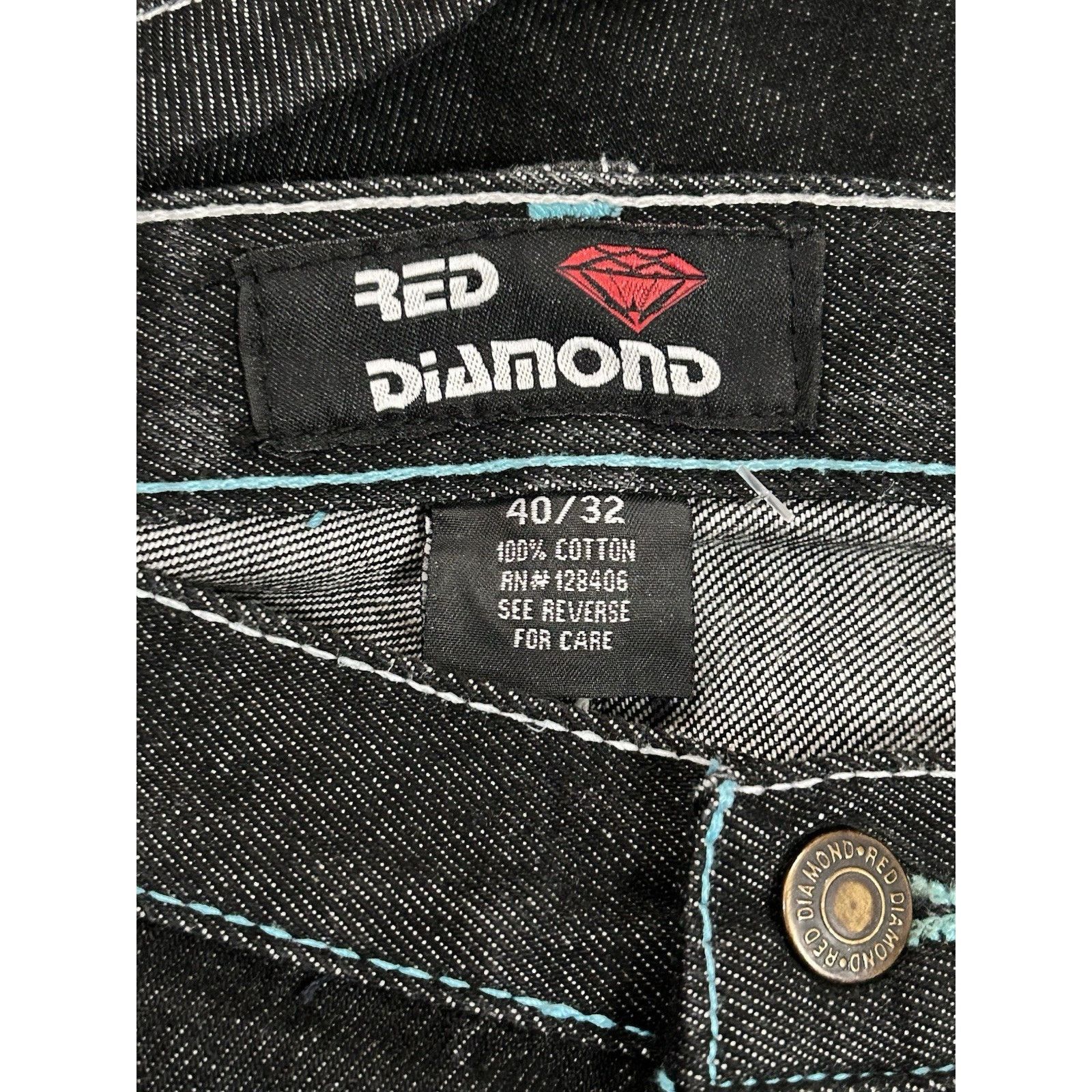 Other red diamond jeans Men’s 40x32 Set Of 2 Embroidered Pockets Size US 40 / EU 56 - 4 Thumbnail