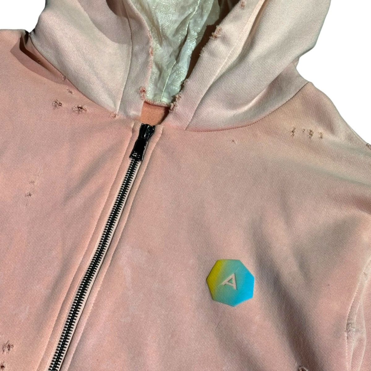 Alchemist Distressed sunfaded washed hoodie Size US M / EU 48-50 / 2 - 2 Thumbnail