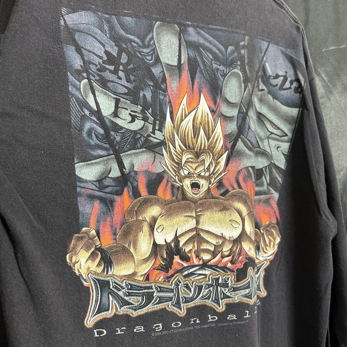 Vintage Vintage VTG Y2K Dragon Ball Z Long Sleeve Shirt Black Goku Size US L / EU 52-54 / 3 - 6 Thumbnail