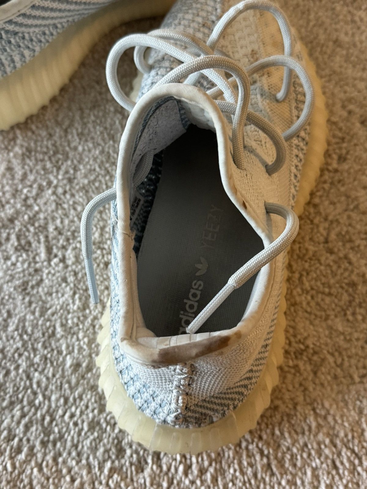 Adidas × Yeezy 🔥 RARE Yeezy Boost 350 V2 Citrin Nylon Blue Light Size US 6.5 / IT 36.5 - 4 Thumbnail