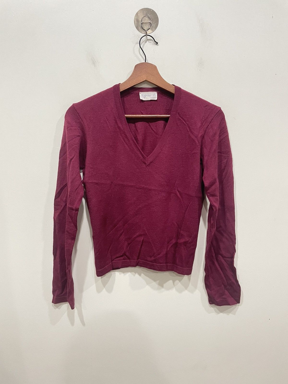 agnes b. Agnes B V-neck Sweater Size ONE SIZE - 1 Thumbnail