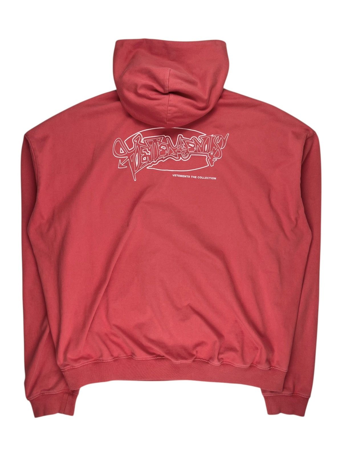 Vetements SS18 Vetements Oversized The Collection Graffiti Logo Hoodie Size US S / EU 44-46 / 1 - 2 Thumbnail