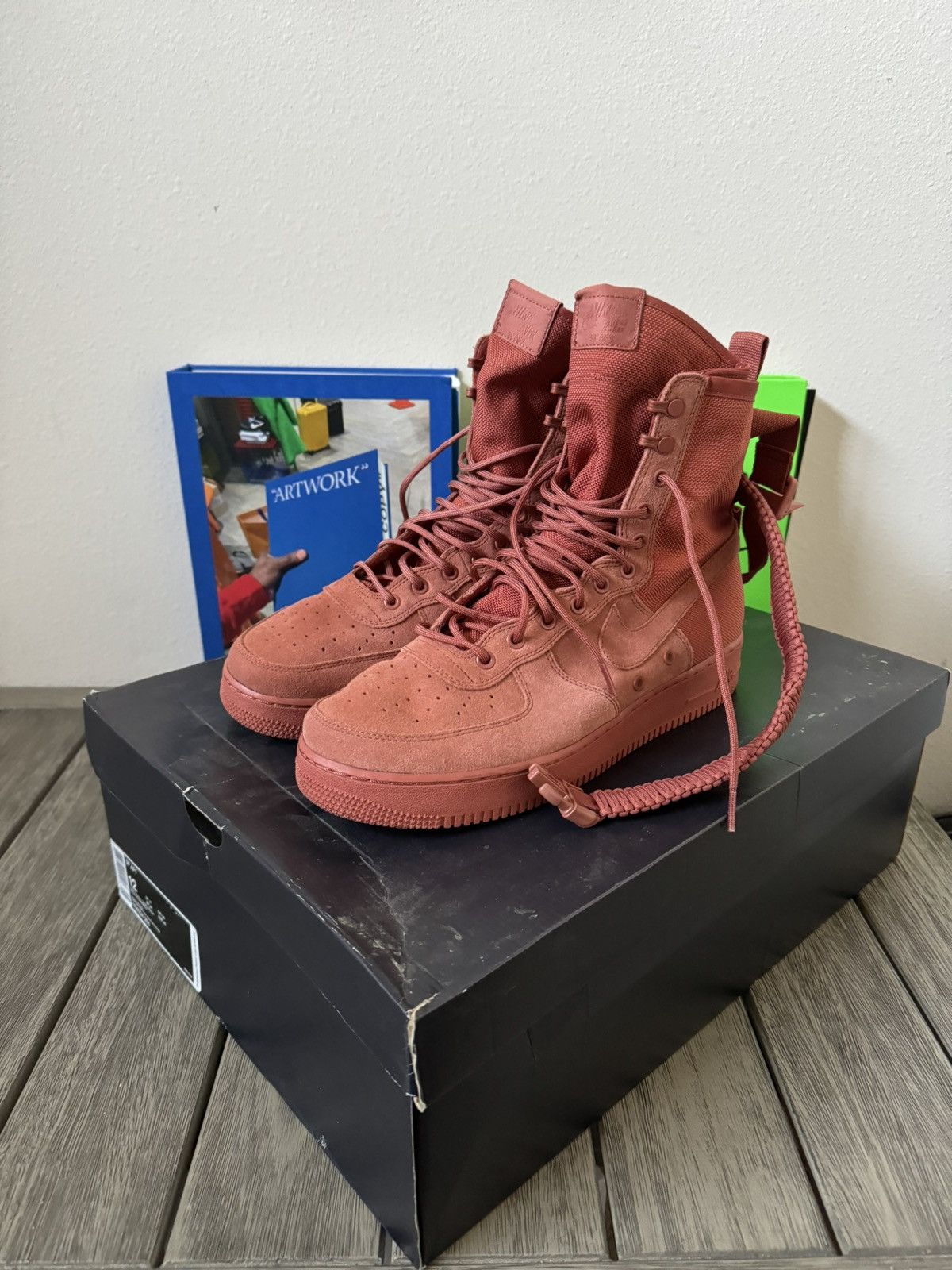 Nike Nike SF Air force High Dusty Peach Size US 12 / EU 45 - 1 Thumbnail