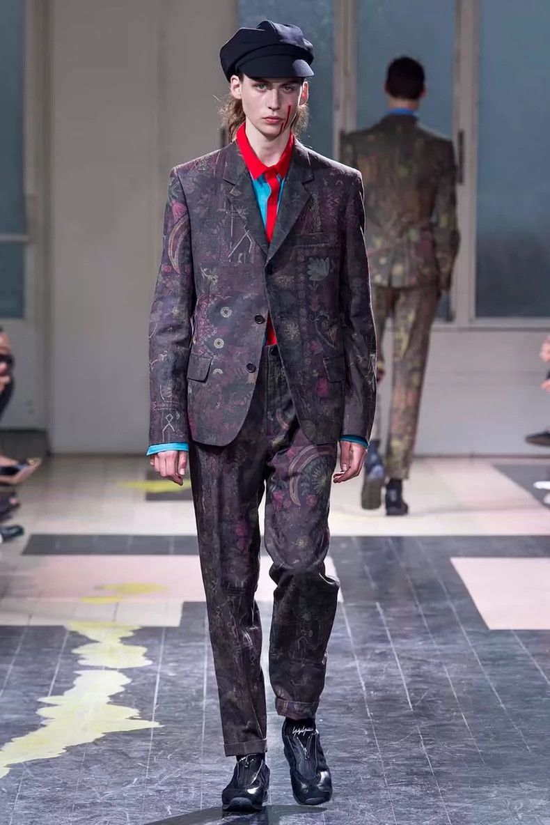 Yohji Yamamoto Yohji Yamamoto size 2 16ss special period totem suit 2501-N Size 38R - 5 Thumbnail