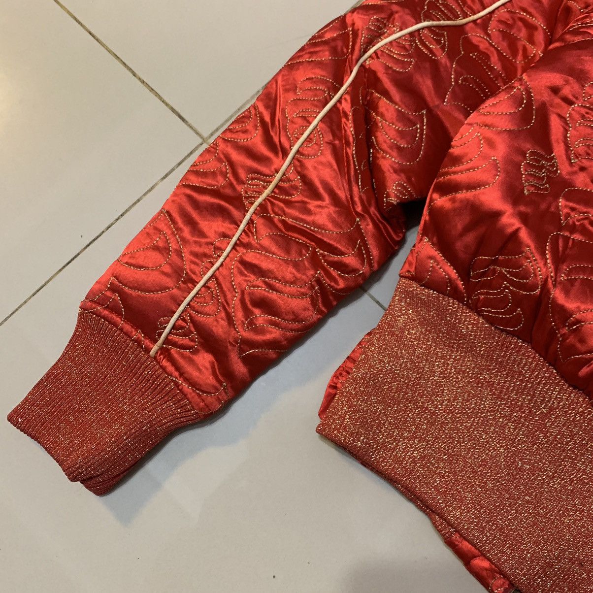 Rocawear Vtg Y2K Rocawear Jacket Embroidered Red Down Cropped Fur Size S / US 4 / IT 40 - 16 Thumbnail