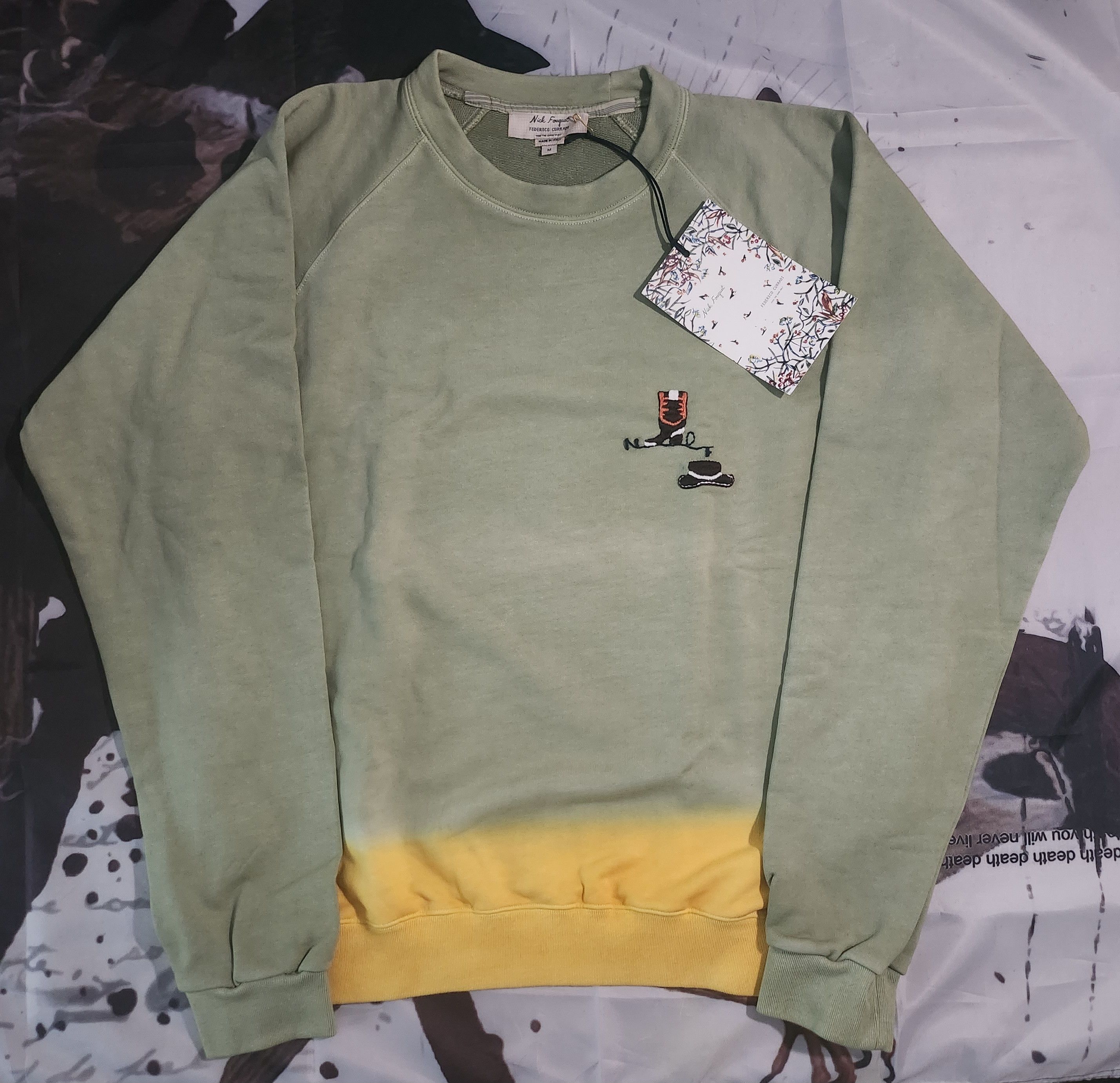 Nick Fouquet x Federico Curradi Garment Dyed Crewneck Size US M / EU 48-50 / 2 - 1 Thumbnail