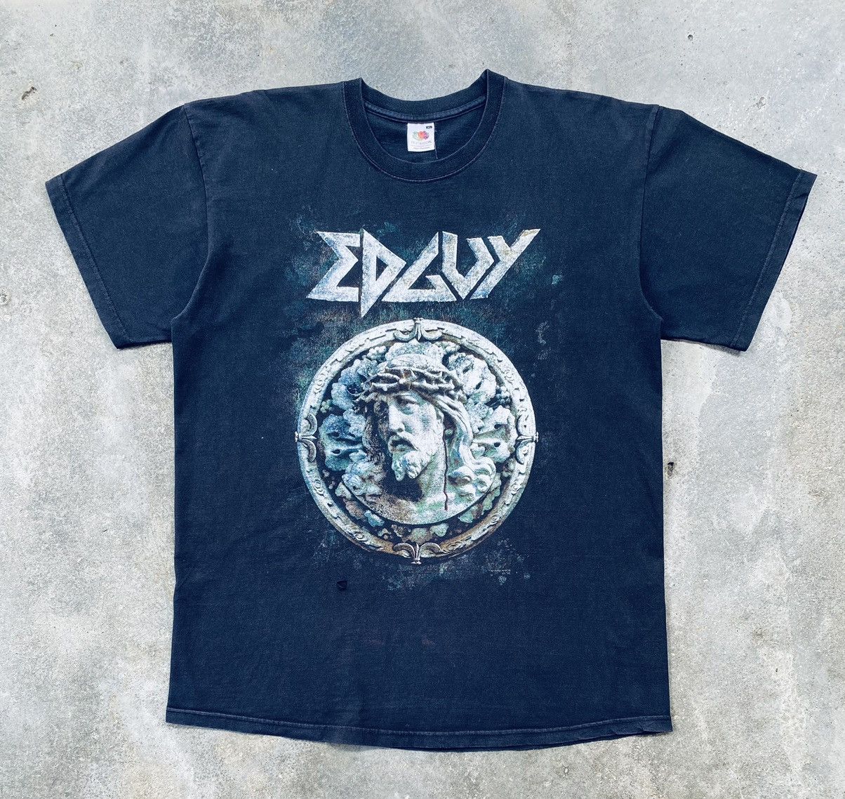 Band Tees Vintage Y2k Edguy Tinnitus Metal Band Jesus Tees Size US XL / EU 56 / 4 - 1 Thumbnail
