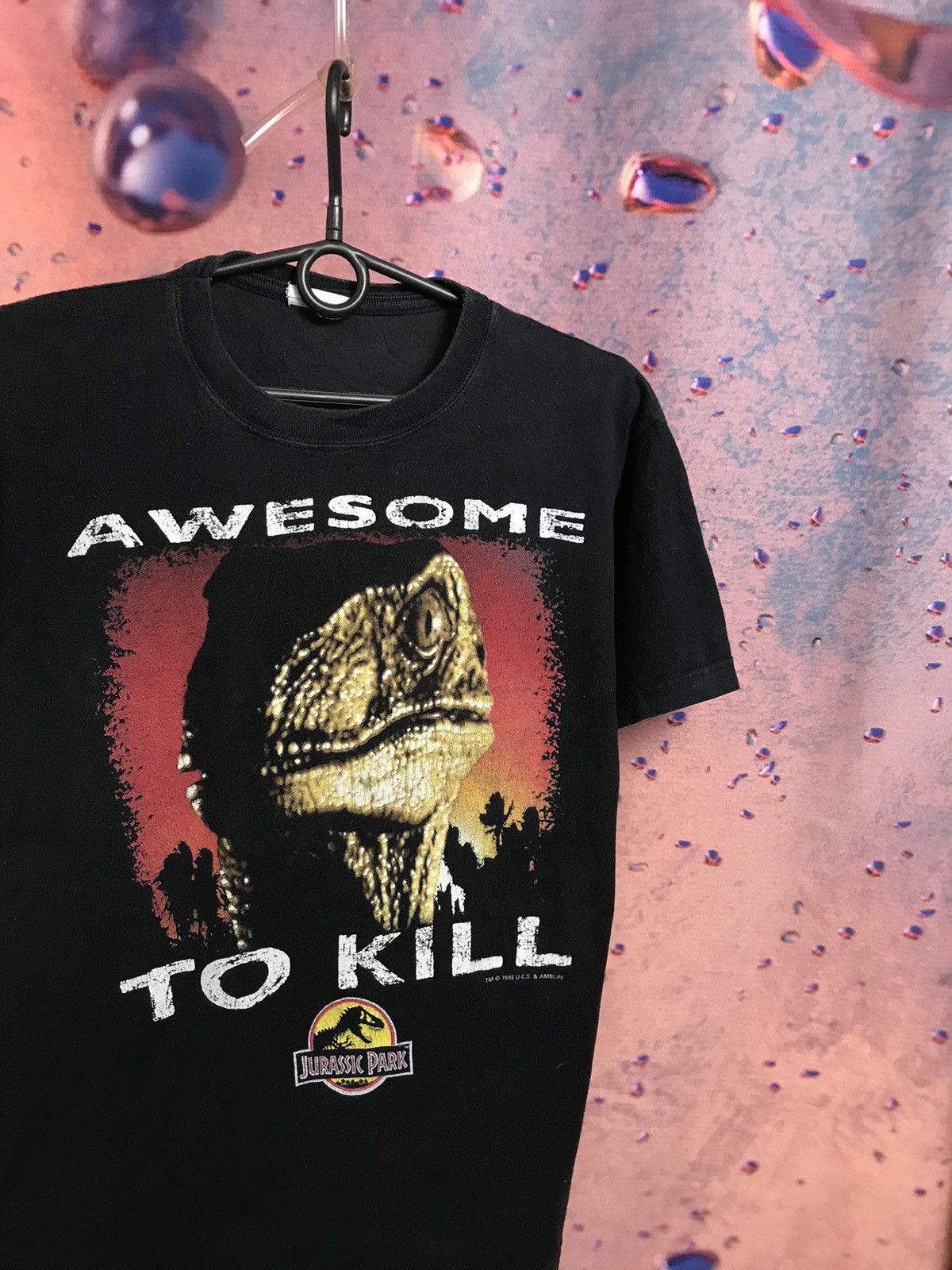 Vintage Vintage 1993 Jurassic Park Awesome to Kill movie tee Size US S / EU 44-46 / 1 - 1 Thumbnail