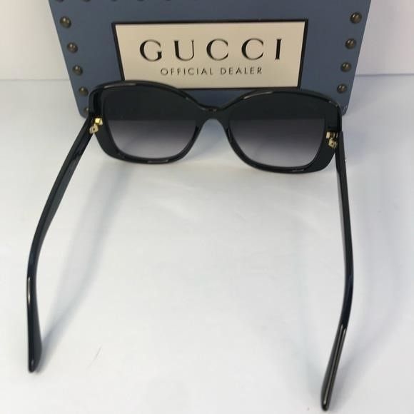 Gucci 💯 - New Authentic Gucci Grey Gradient Square Ladies Sunglas Size ONE SIZE - 10 Thumbnail
