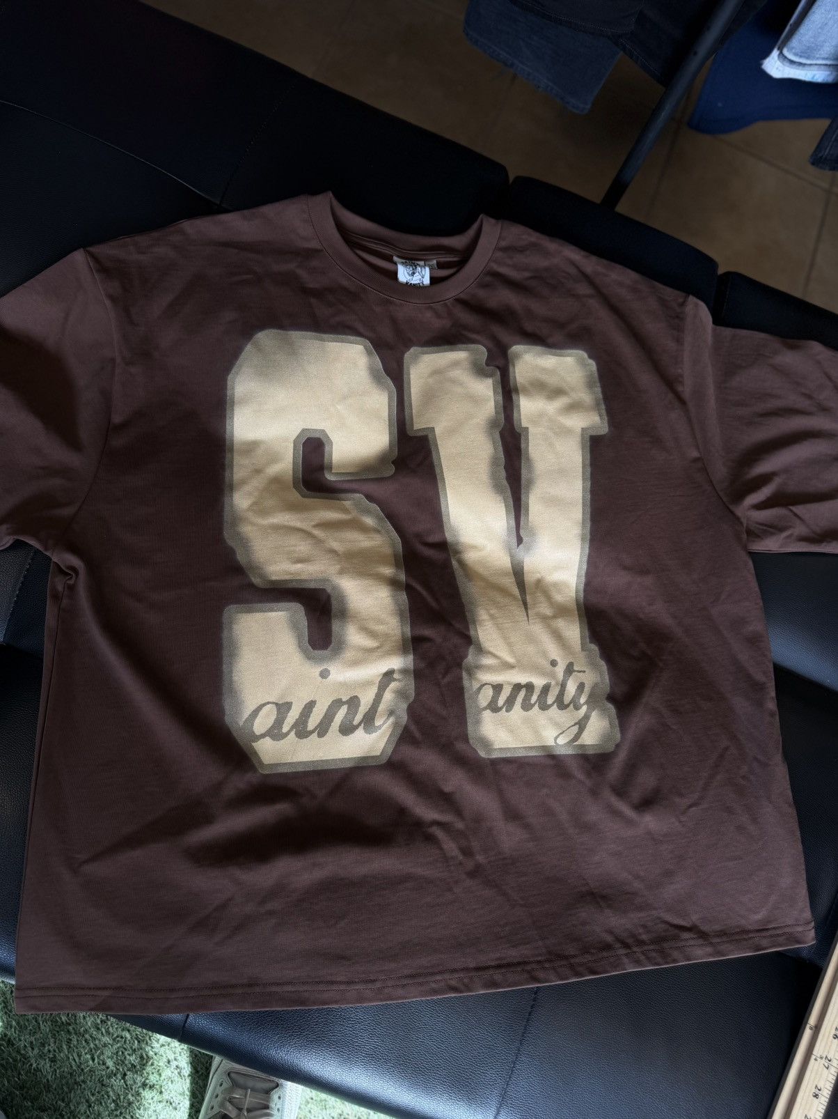 Saint Vanity Saint Vanity UNRELEASED Tee Shirt Logo Brown Size XXL (NEW) Size US XXL / EU 58 / 5 - 3 Thumbnail
