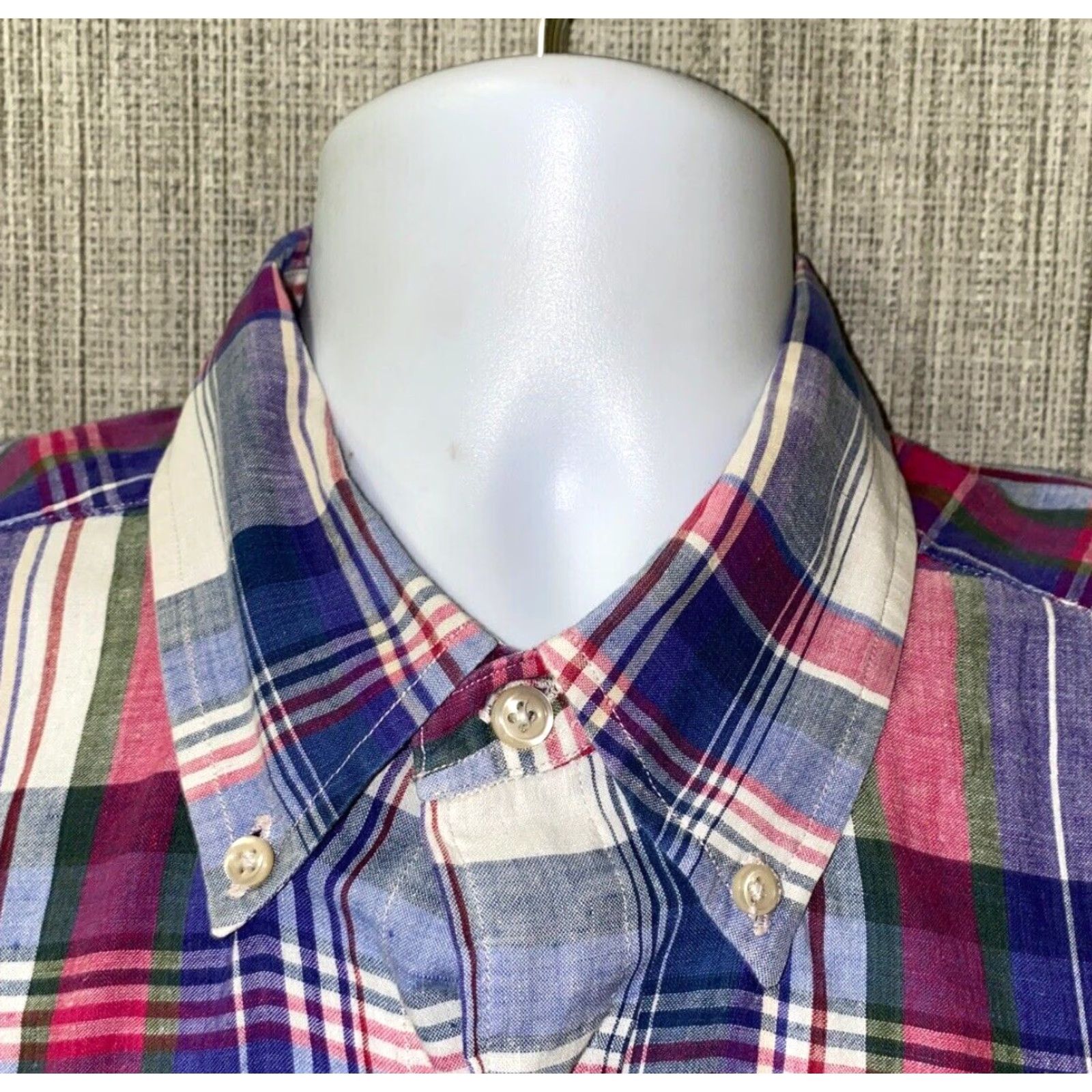 Ralph Lauren Ralph Lauren Blaire Shirt Plaid Long Sleeve Button-Up XL Mens Multicolor Size US XL / EU 56 / 4 - 3 Thumbnail