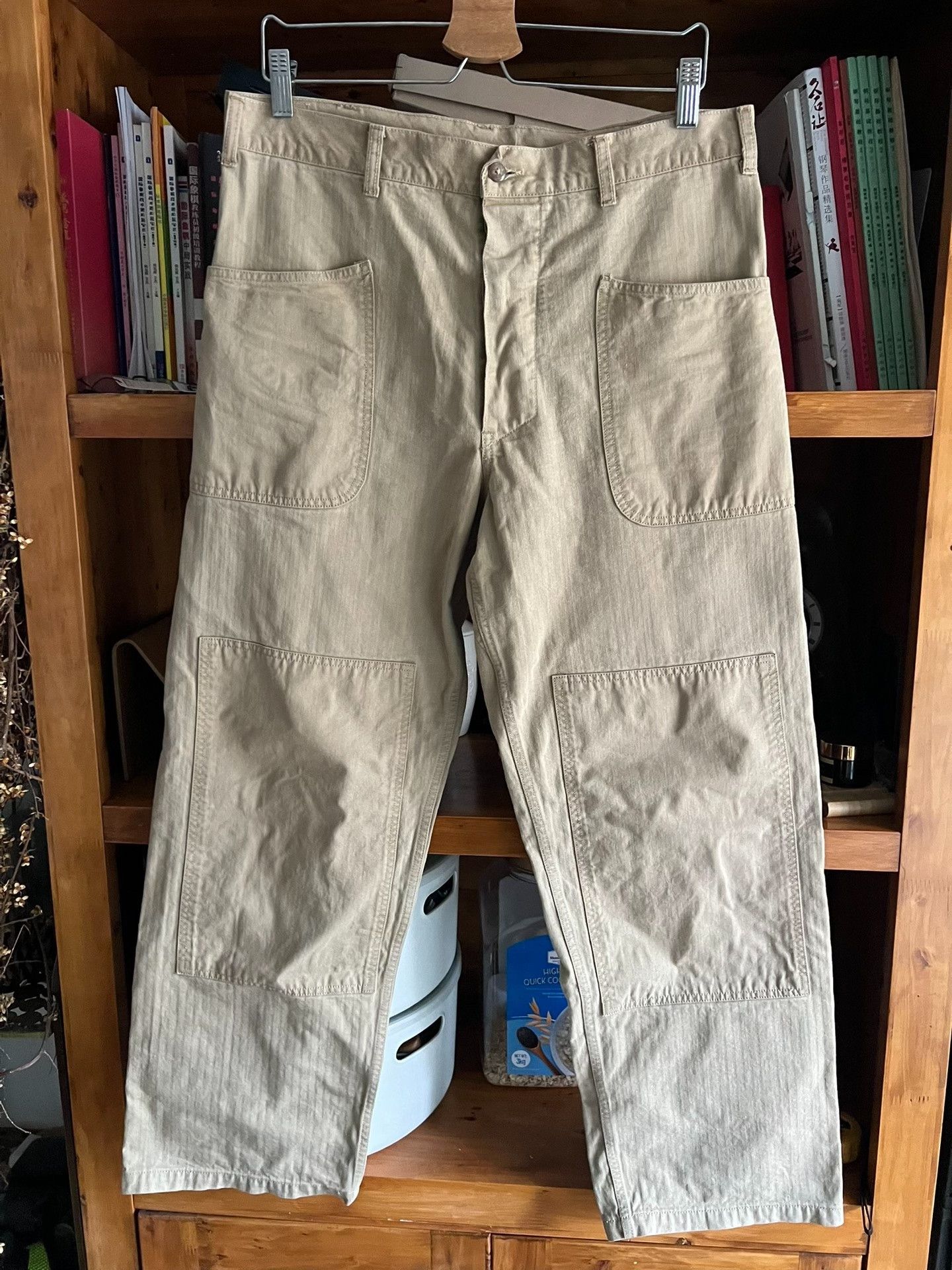 COLIMBO Colimbo Japanese Herringbone Military Deck Pants Size US 43 - 1 Thumbnail