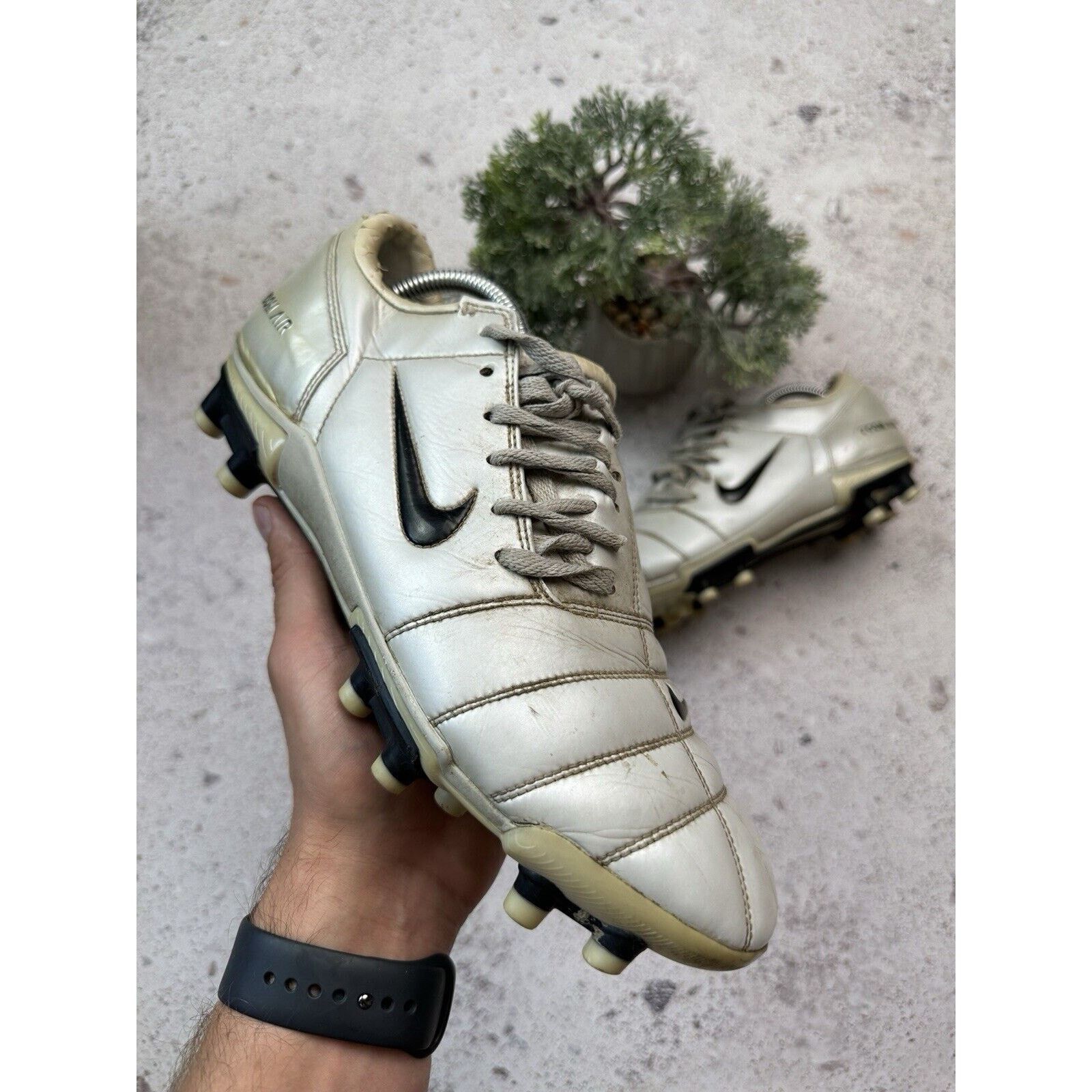 NIKE Air Zoom 90 III FG Football Vintage Soccer Size US 10.5