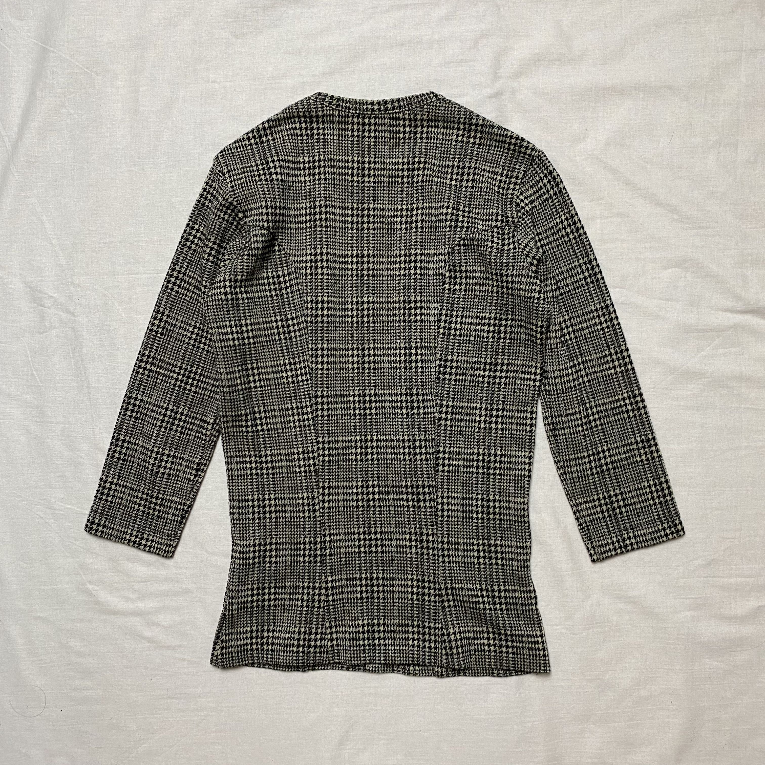 Comme des Garcons × Junya Watanabe × Tricot Comme des Garcons Junya Watanabe Comme des Garçons Glen Check Wool Top Size S / US 4 / IT 40 - 2 Thumbnail