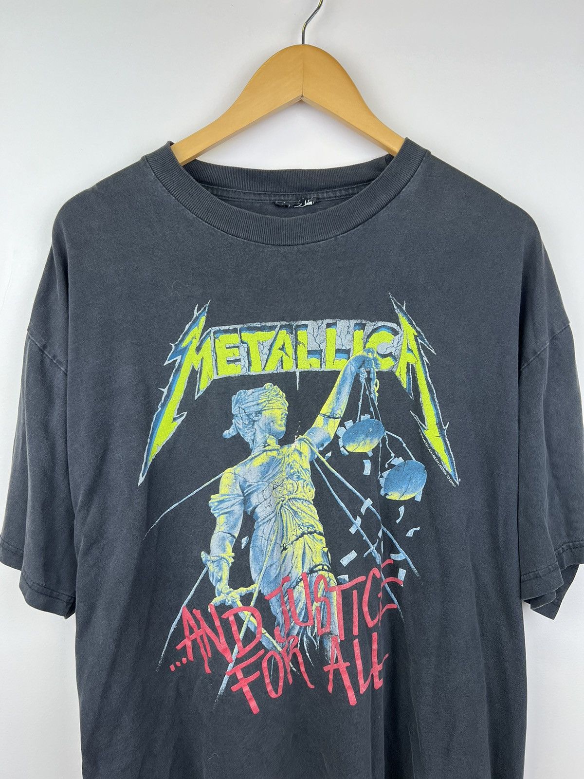 Band Tees × Vintage 1994 Metallica Hammer of Justice t-shirt Size US XL / EU 56 / 4 - 6 Thumbnail